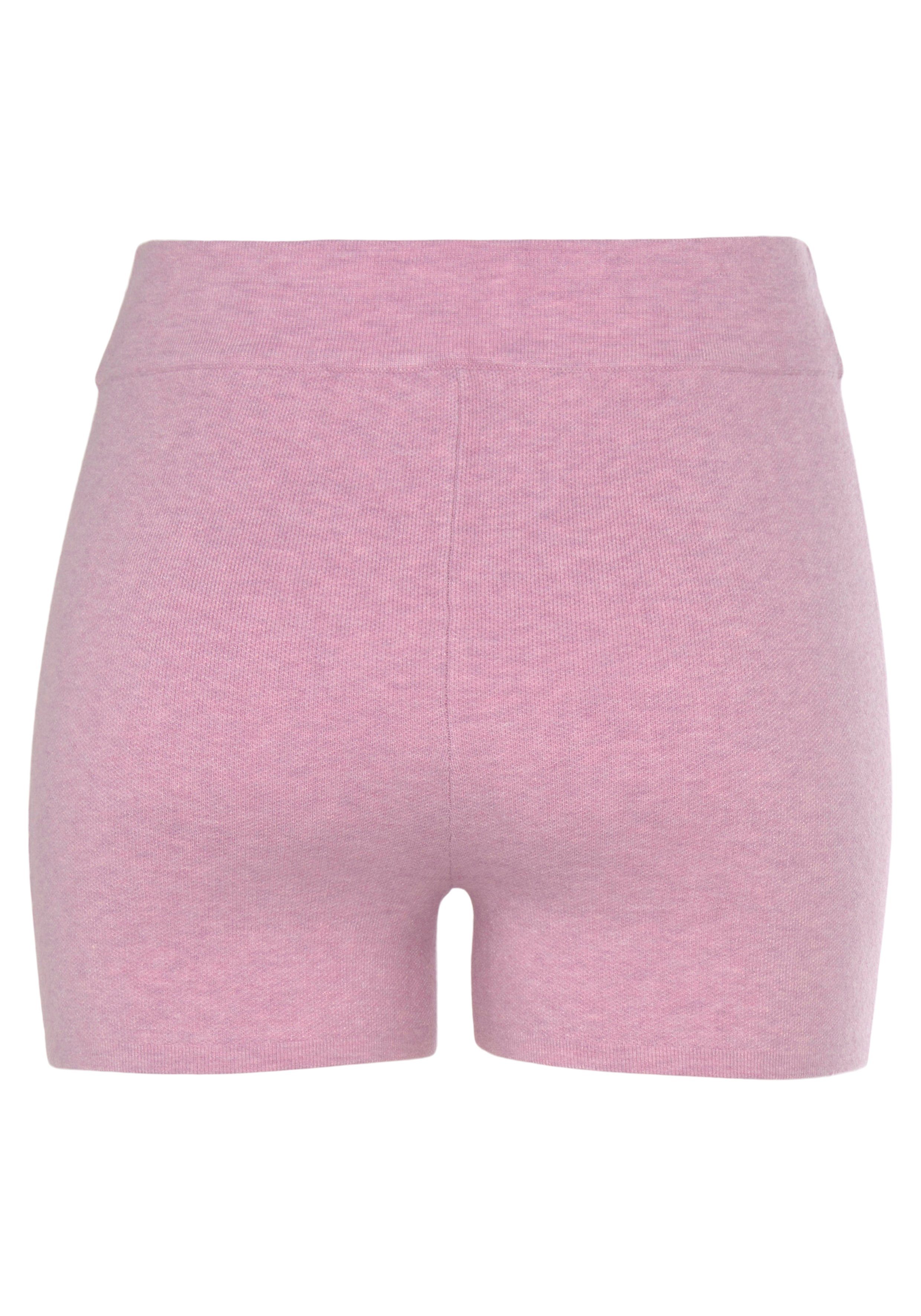 Elbsand Strickhose aus hochwertigem Strick, mit Logostickerei, Loungewear
