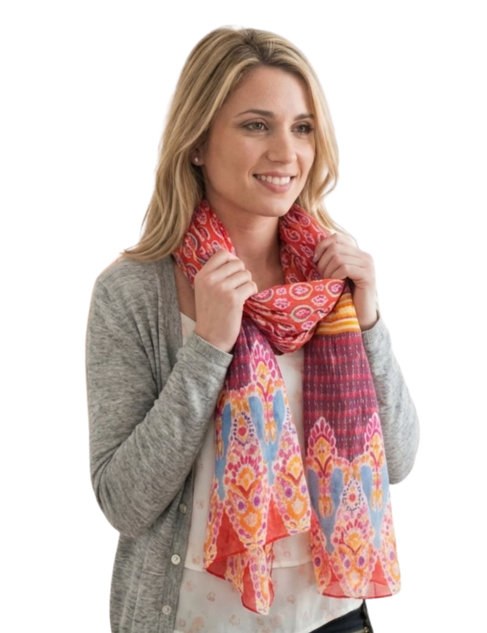 Sunsa Halstuch Damen Schal Tuch. Baumwolle Halstuch. Sommer Scarf ., Abstract Modern Aufdruck