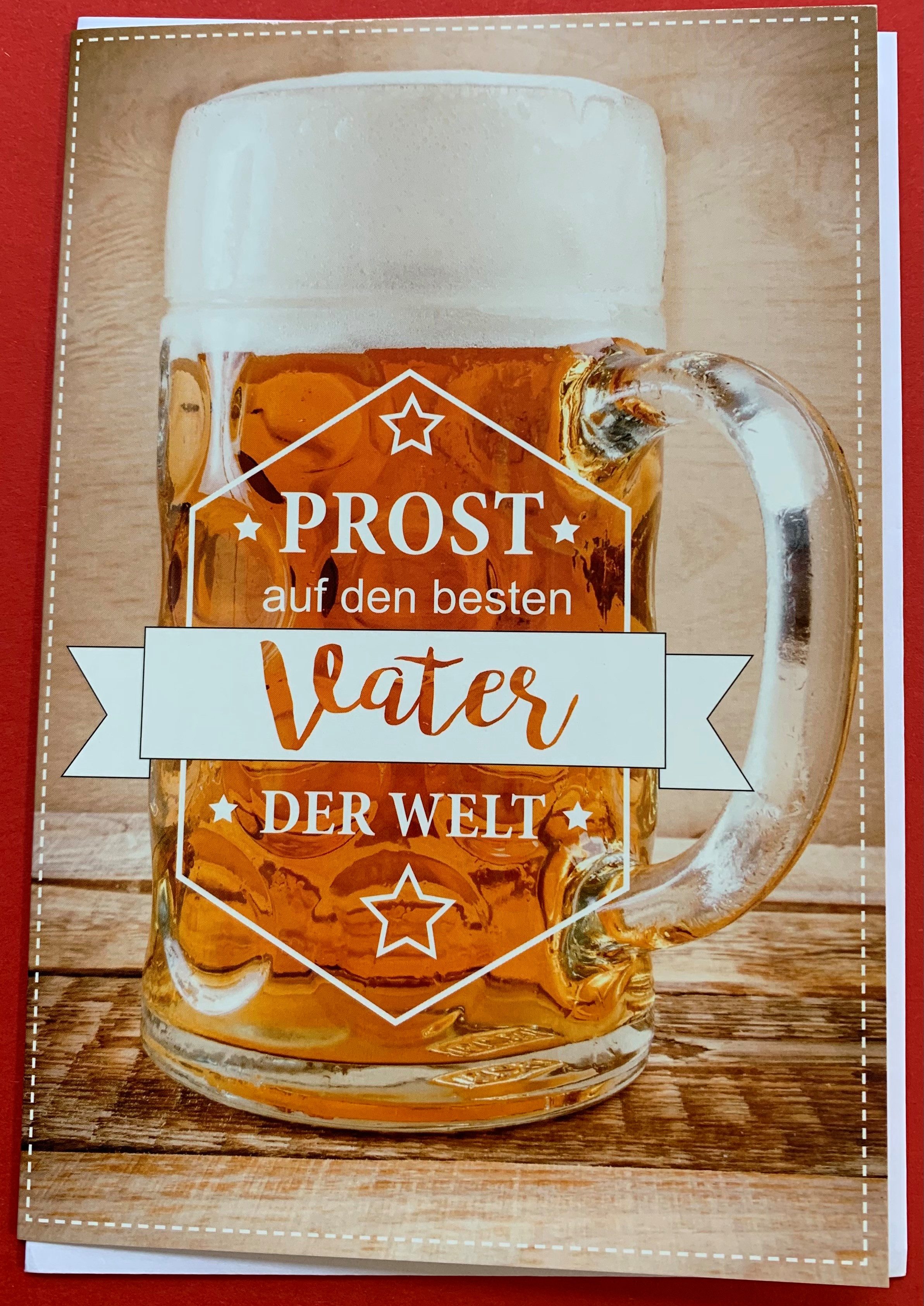 Grußkarten Vatertag - Karte mit Umschlag 1