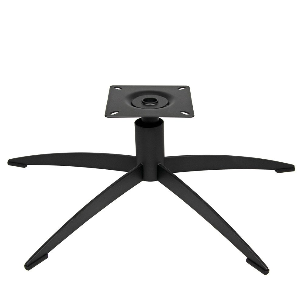 Prima-Online Stuhl Metall Stuhlgestell Schwarz Matt Stabil Basis für Drehstuhl 70x20cm – Bild 5 von 5