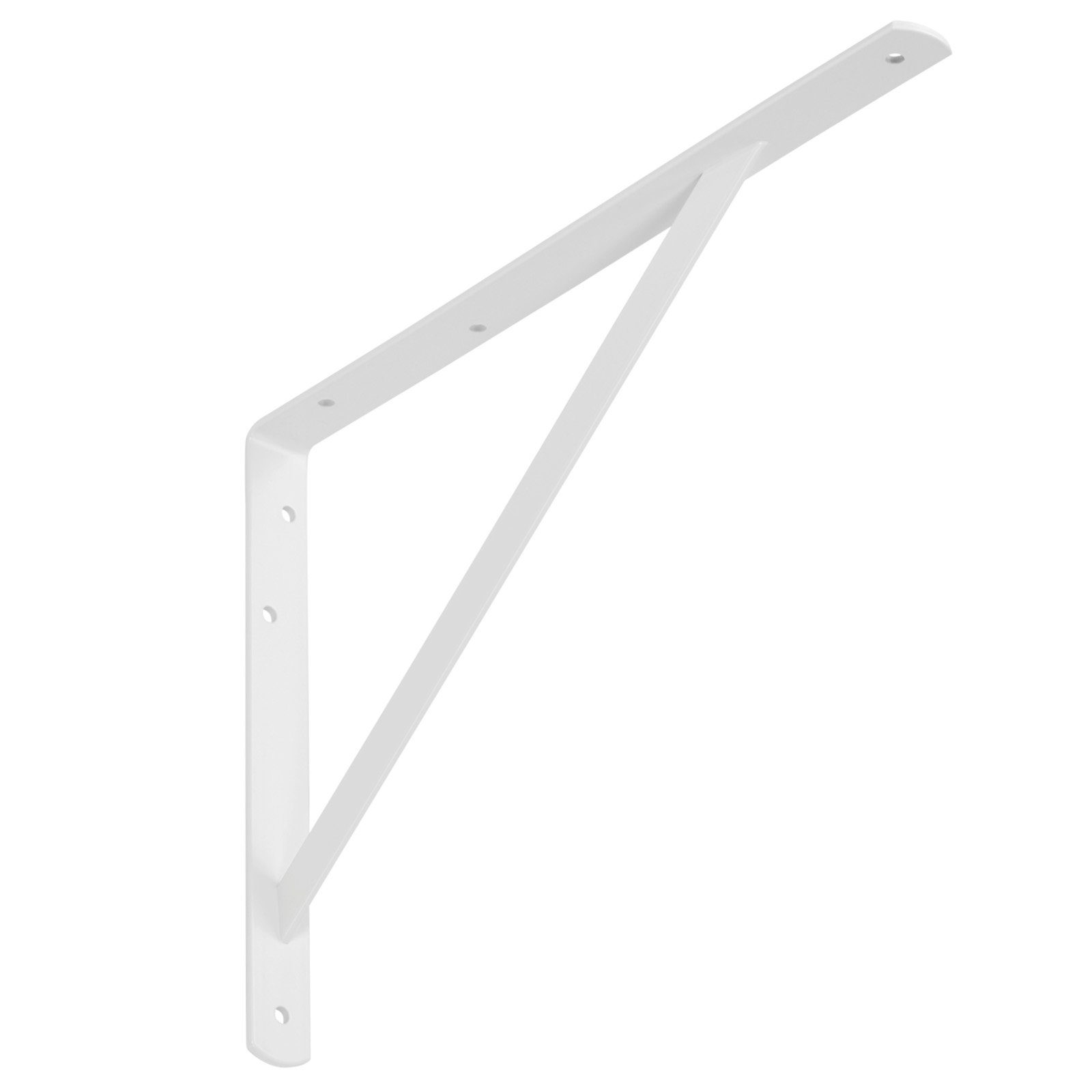 SO-TECH® Wandregalhalter Regalkonsolen mit Querstrebe zur Stabilisierung, 1-tlg., 400 x 275 x 30 mm, weiß, pulverbeschichtet