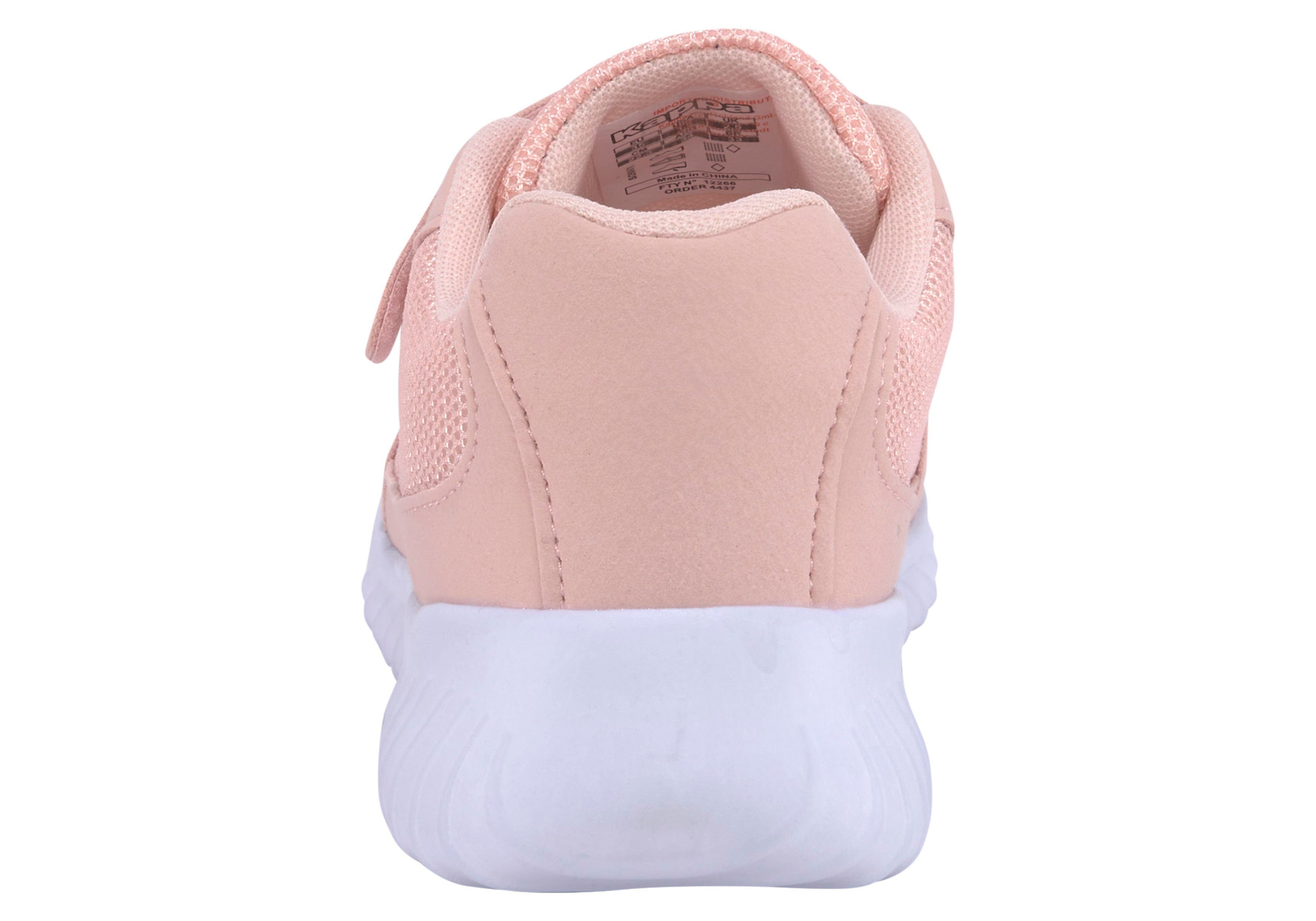 Kappa Sneaker mit Klettverschluss für rosa Kinder
