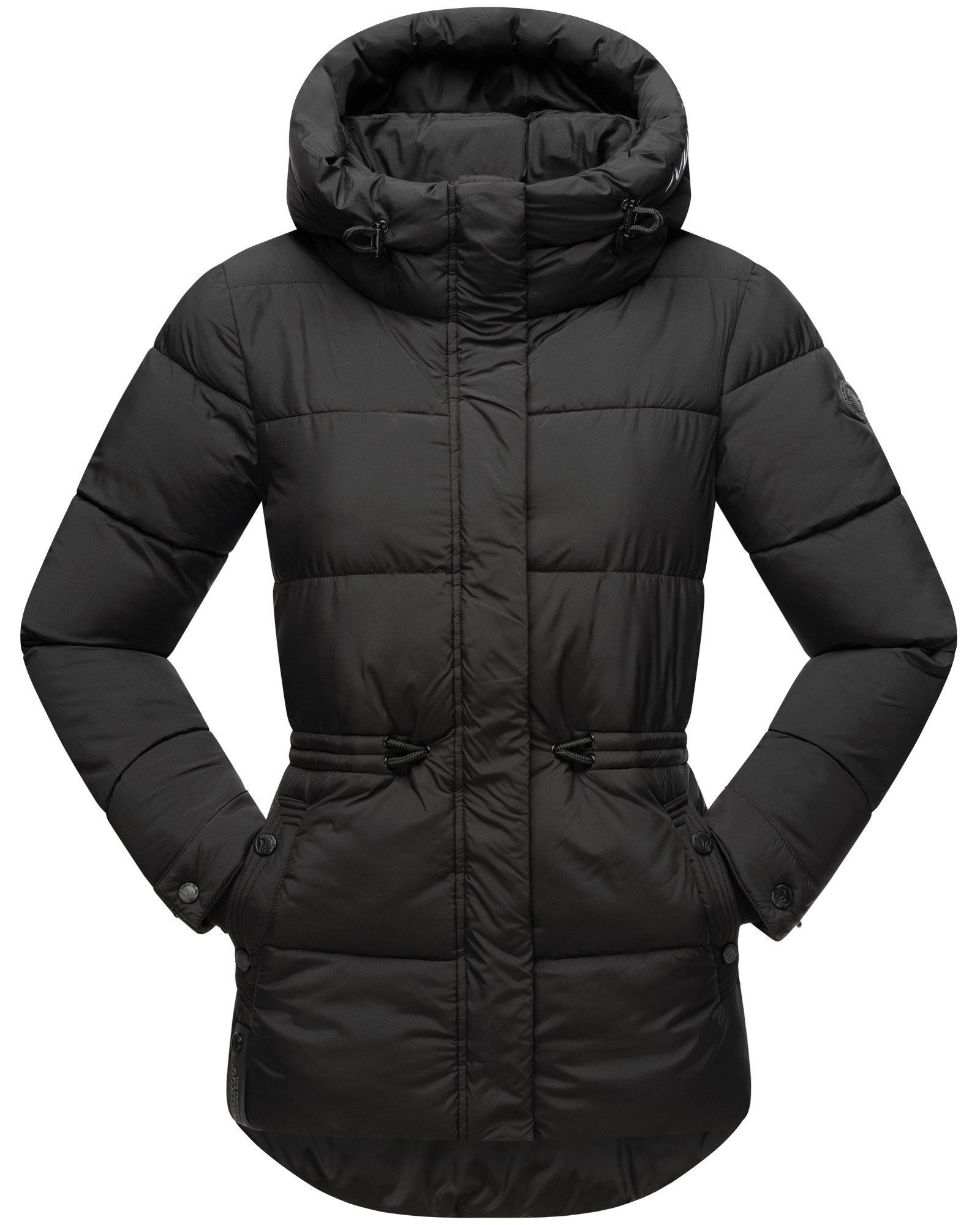 Marikoo Winterjacke Schnitt tailliertem mit Akumaa