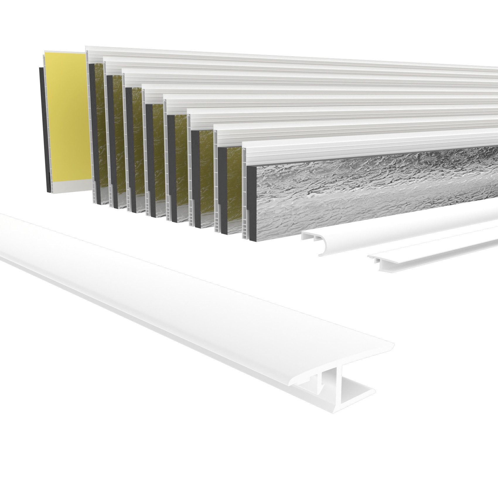 Hexim Rollladenkastendämmung, (Rollladenkastendämmung PVC Aufnahmeprofil fü günstig online kaufen