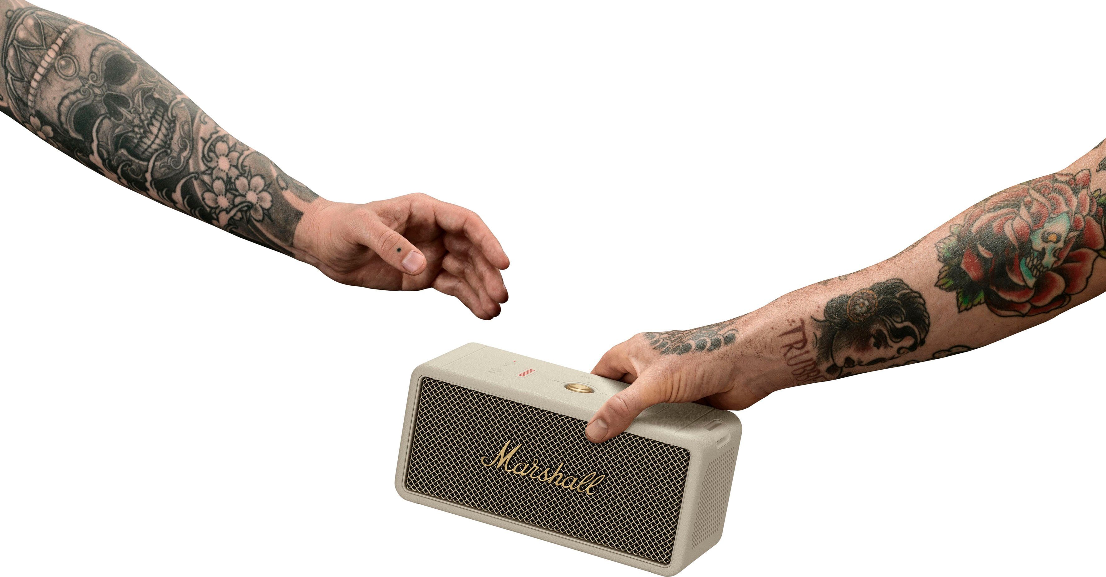 Marshall Middleton Stereo 110 Lautsprecher (Bluetooth, Cream W)