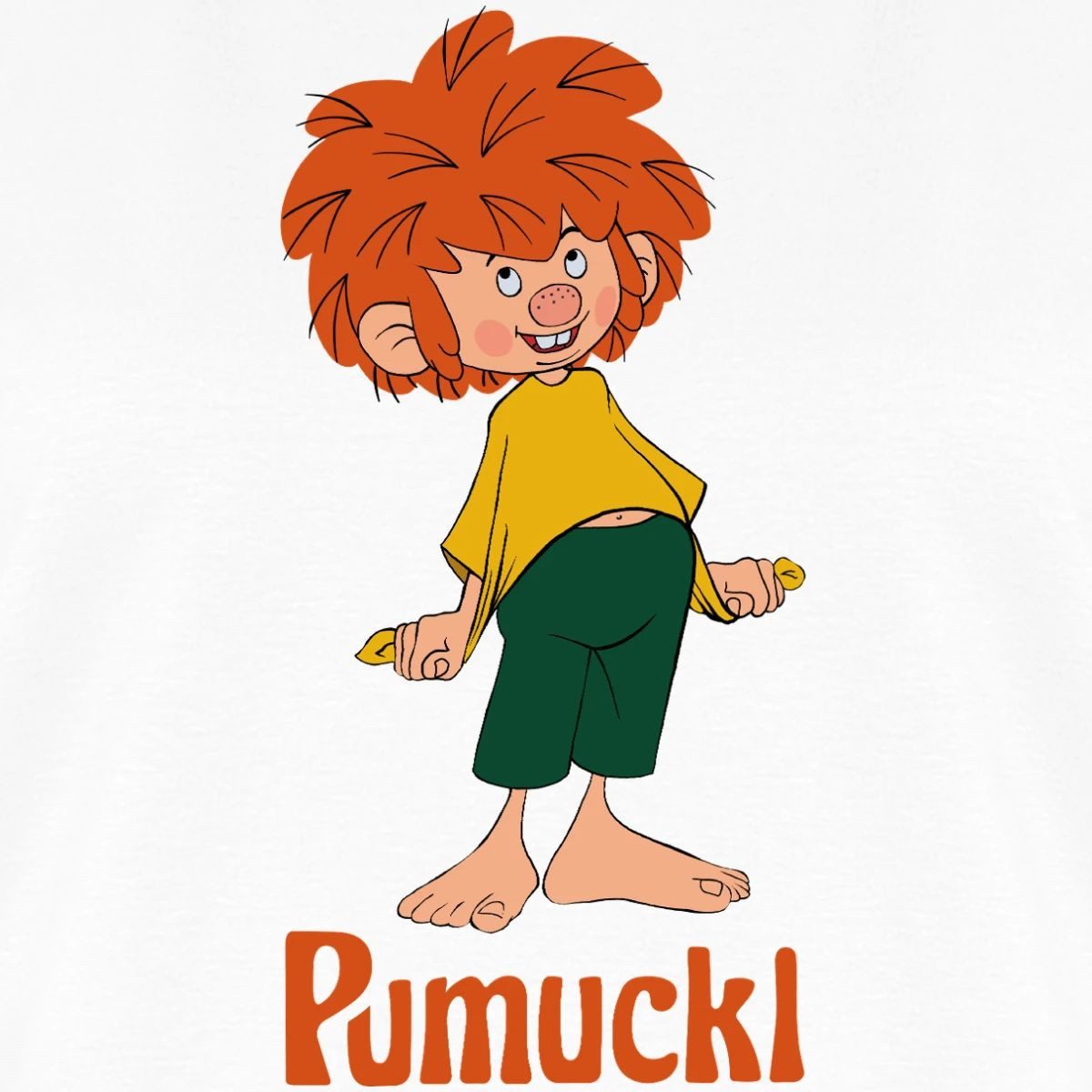 Spreadshirt T-Shirt Pumuckl Freche Pose & Verschmitztes Lächeln Frauen Premium T-Shirt (1-tlg) Fällt klein aus. Wir empfehlen, eine Größe größer zu bestellen. – Bild 2 von 5