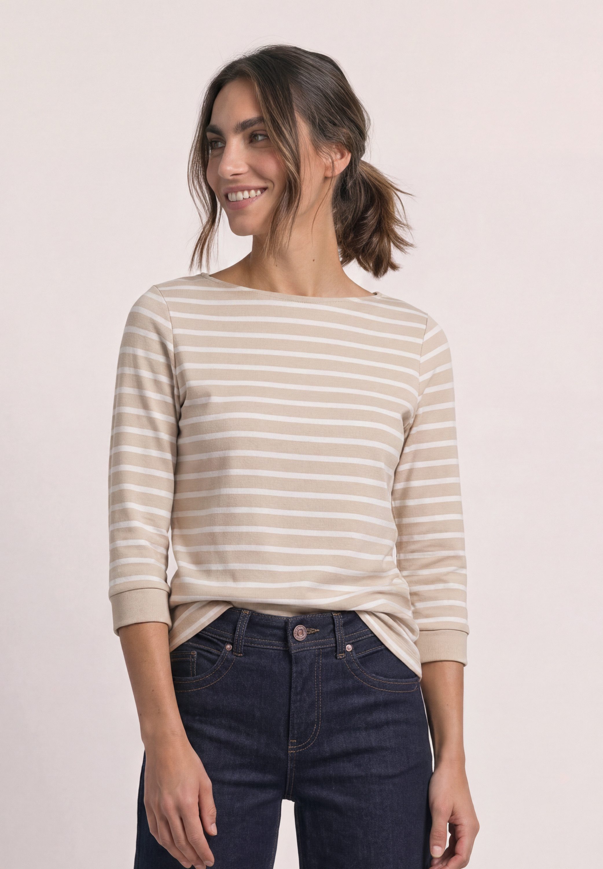STREET ONE 3/4-Arm-Shirt mit 3/4 Ärmeln