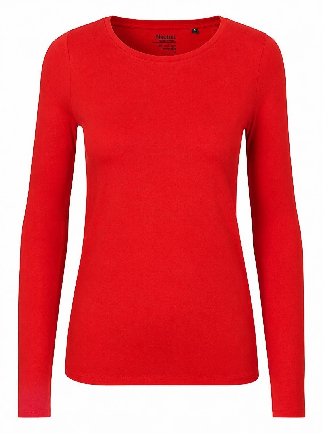 Neutral Langarmshirt Damen Long Sleeve T-Shirt / 100% Fairtrade-Baumwolle