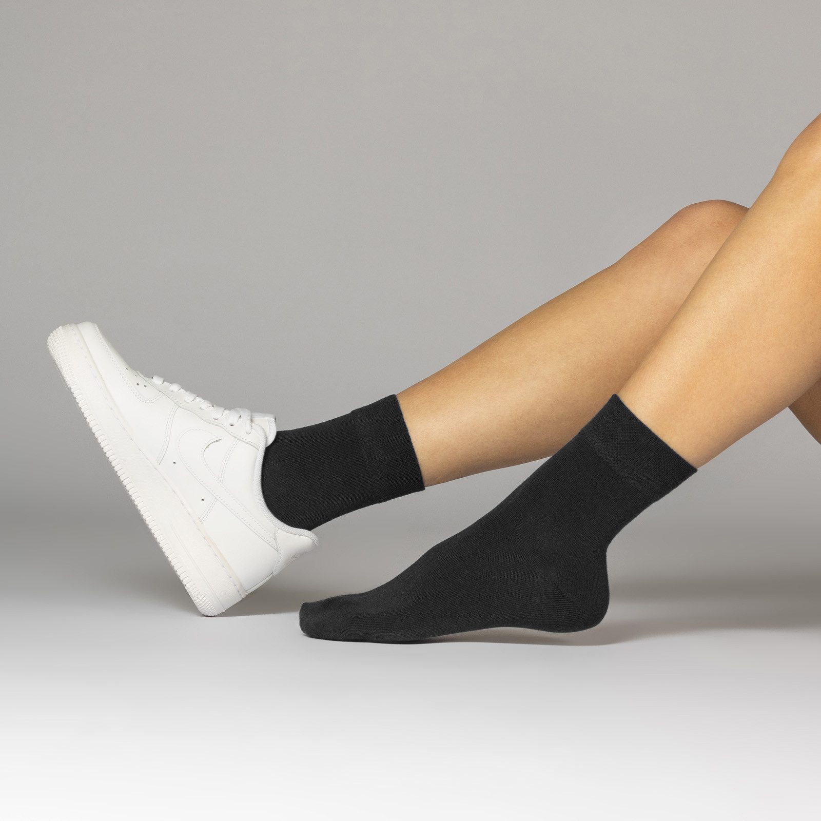 sockenkauf24 Kurzsocken 6 oder 12 Paar Damen&Herren kurze Socken ohne Naht und ohne Gummibund (6-Paar) Soft Bündchen ohne Gummi WP – Bild 4 von 4