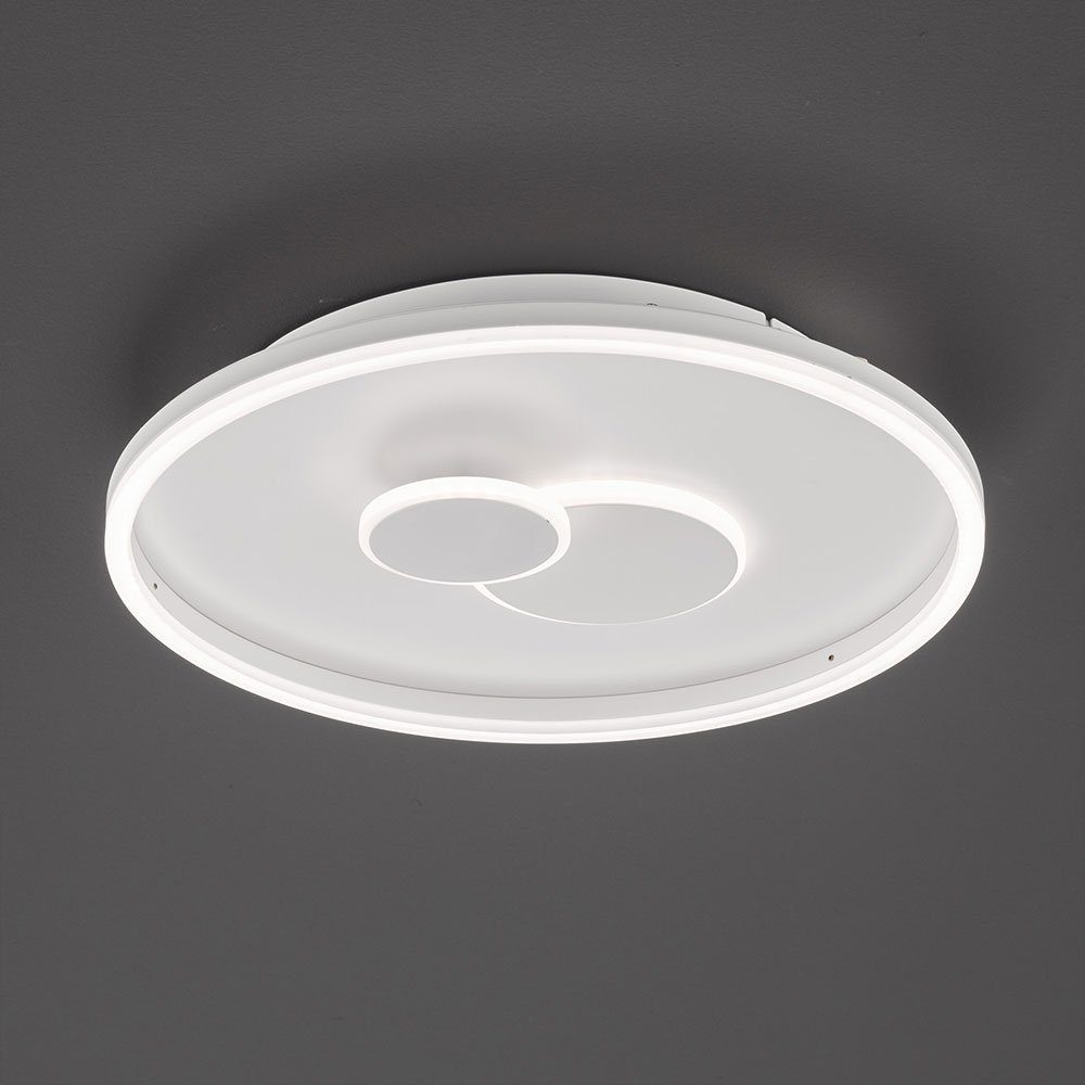 WOFI LED Deckenleuchte, LED-Leuchtmittel fest verbaut, Warmweiß, Deckenlampe Leuchten dimmbar über Schalter weiß LED Deckenlampe rund