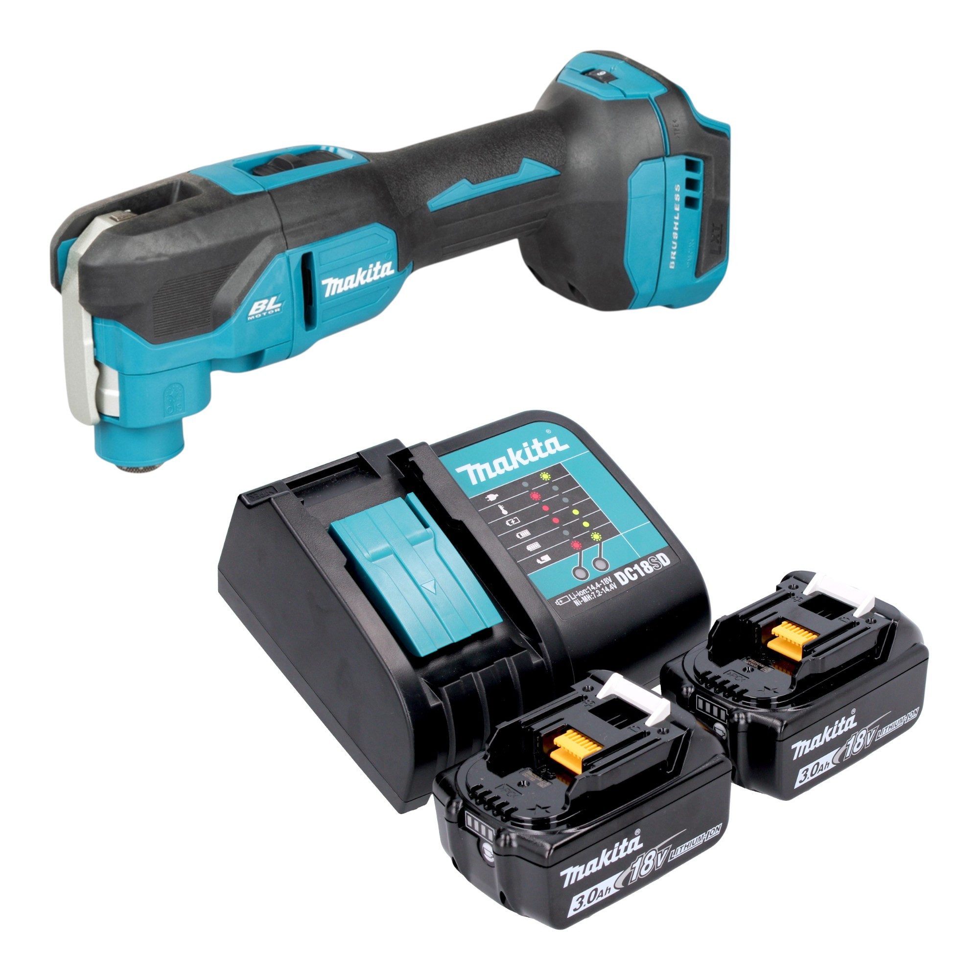 Makita Akku-Multifunktionswerkzeug DTM 53 SF Akku Multifunktionswerkzeug 18 V OIS / Starlock Brushless
