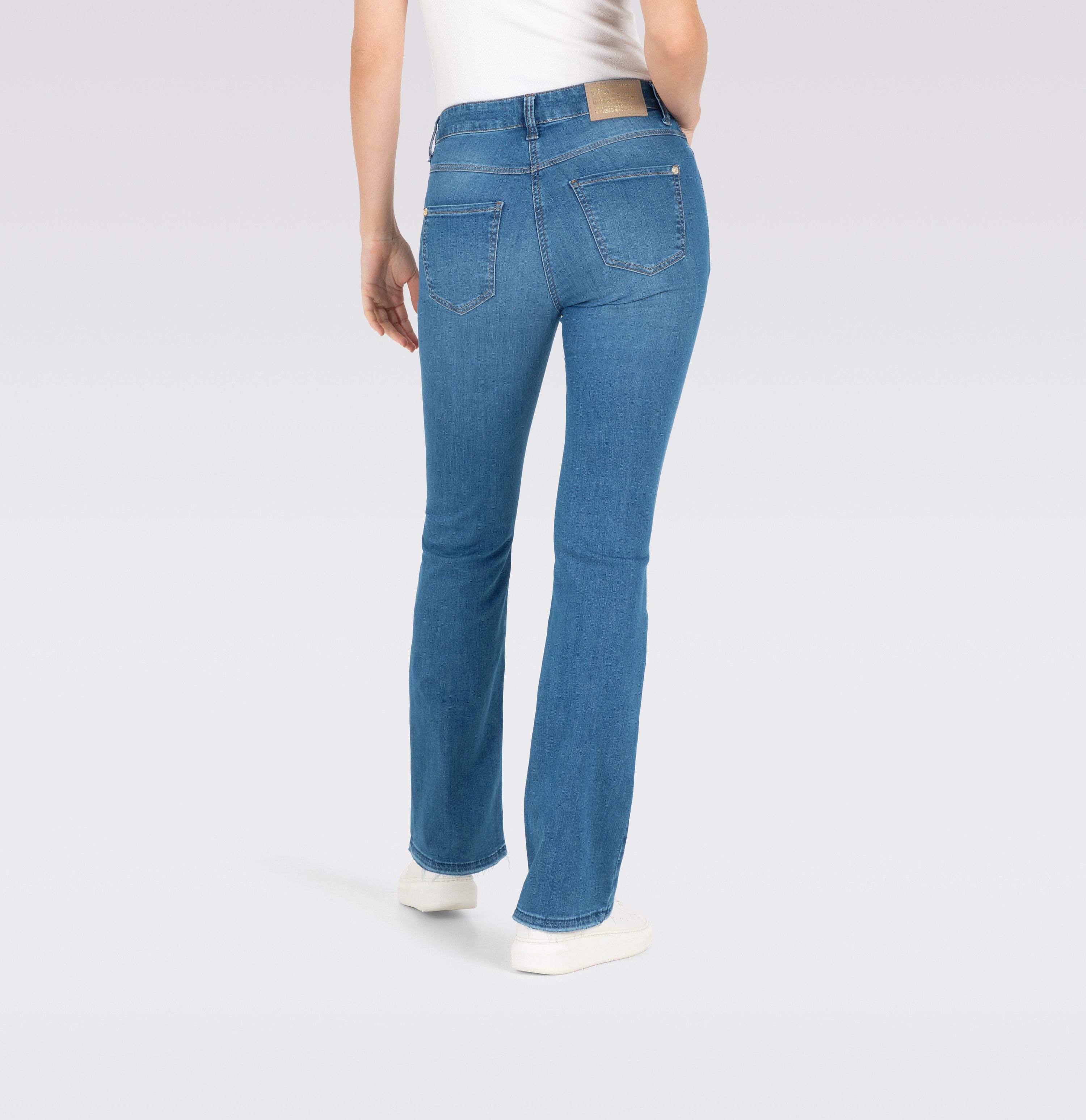 MAC Bootcut-Jeans BOOT Modisch ausgestellter Saum