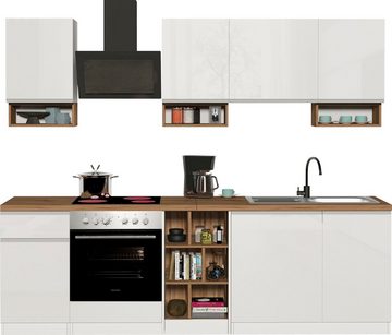 KOCHSTATION Küchenzeile KS-Sole, Breite 256 cm, mit Geschirr-Abtropfschrank, ohne E-Geräte