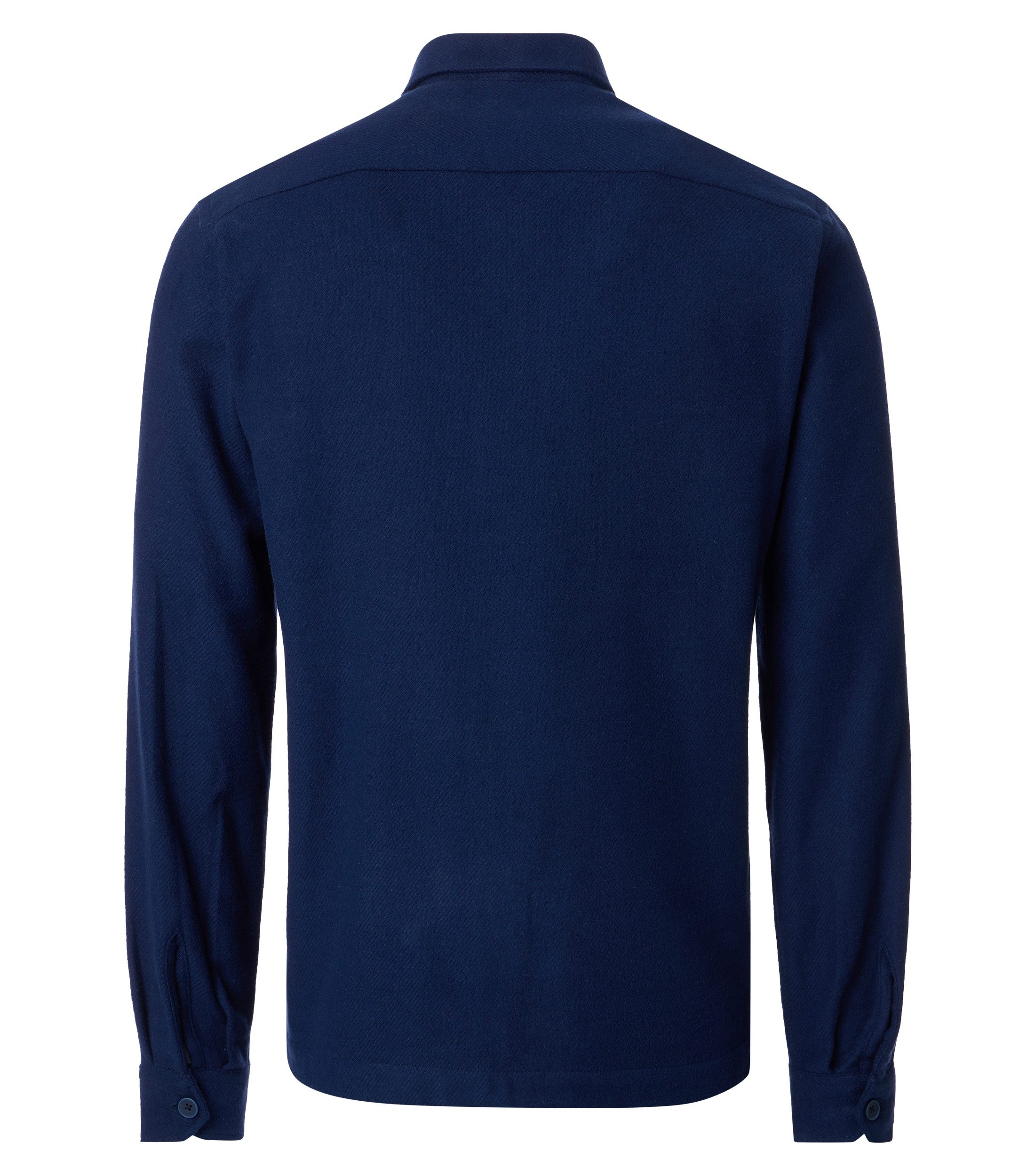 Redmond Langarmhemd uni Overshirt günstig online kaufen