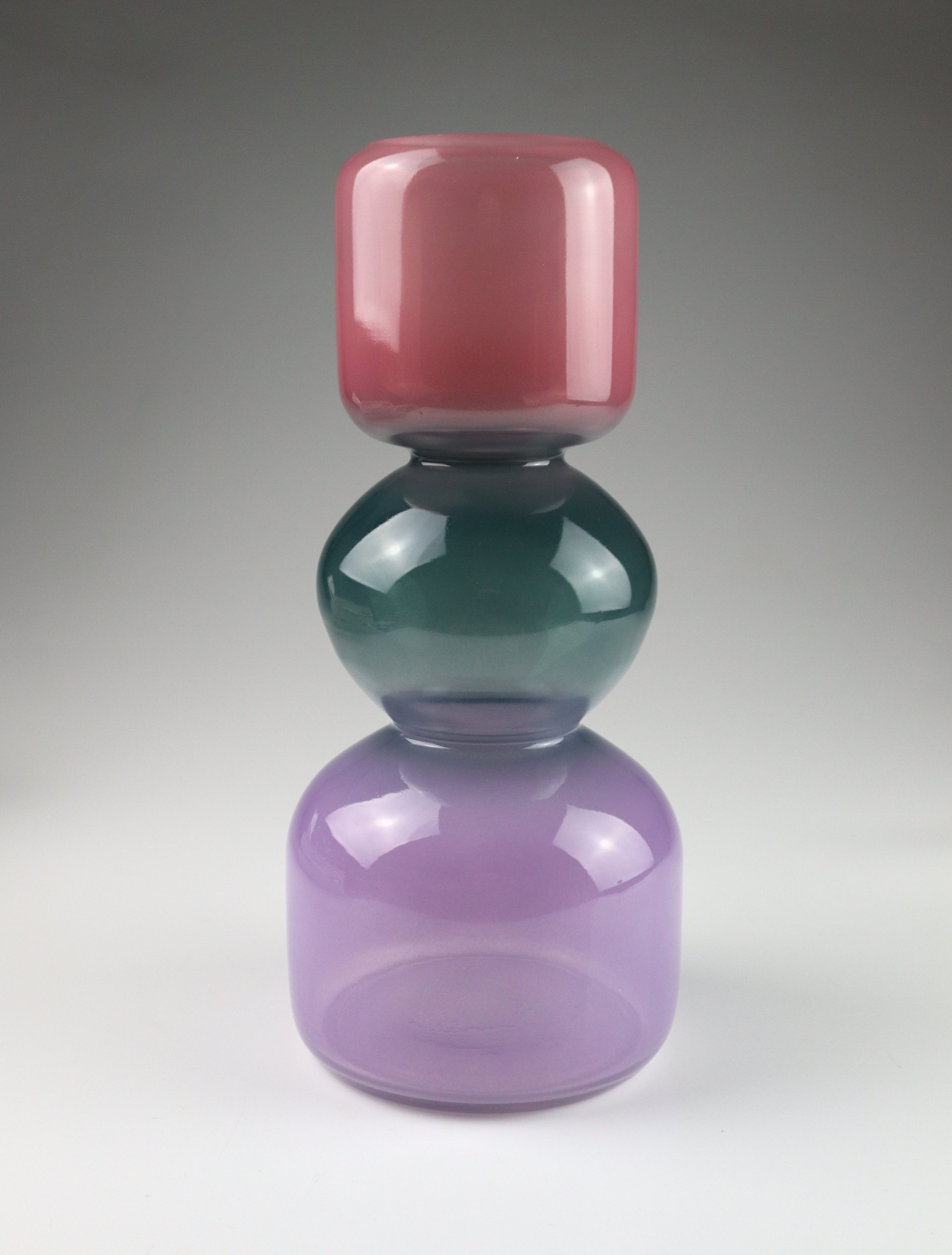 AM Design Dekovase aus Glas, BxH: 14x32 cm