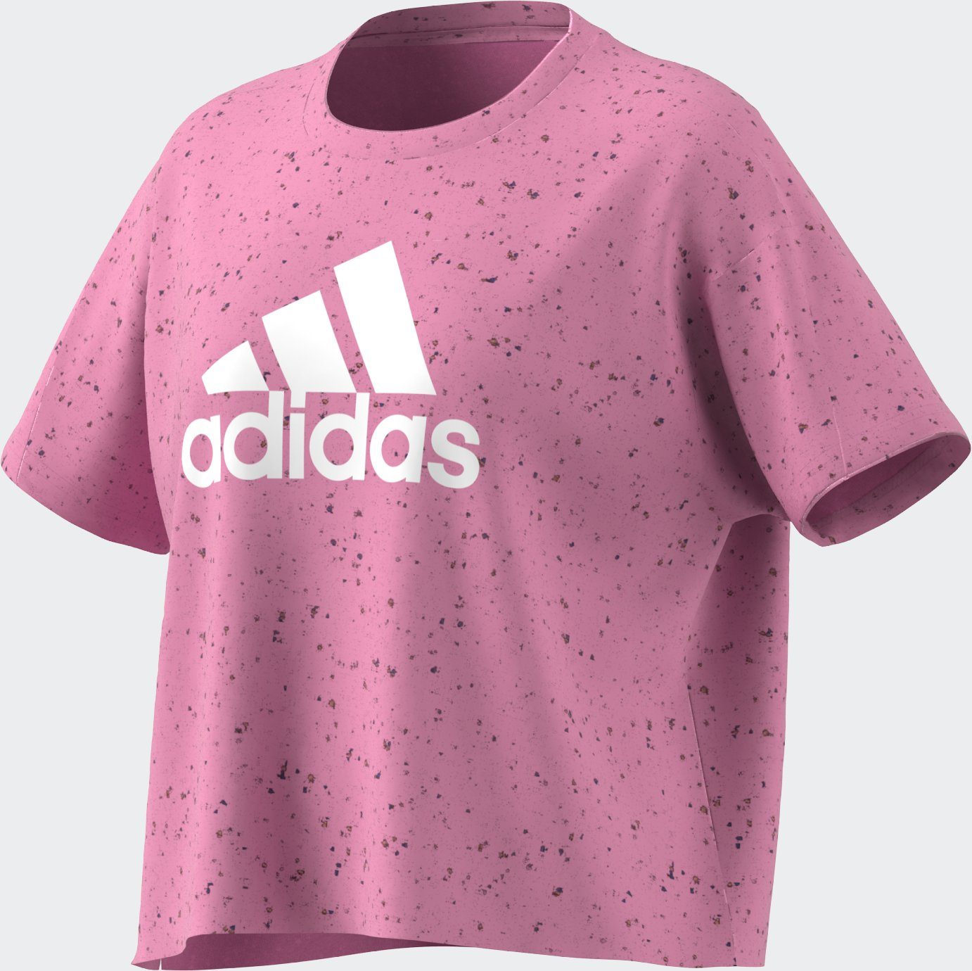 adidas Sportswear T-Shirt Mel. FUTURE Pink White Bliss / WINNERS ICONS