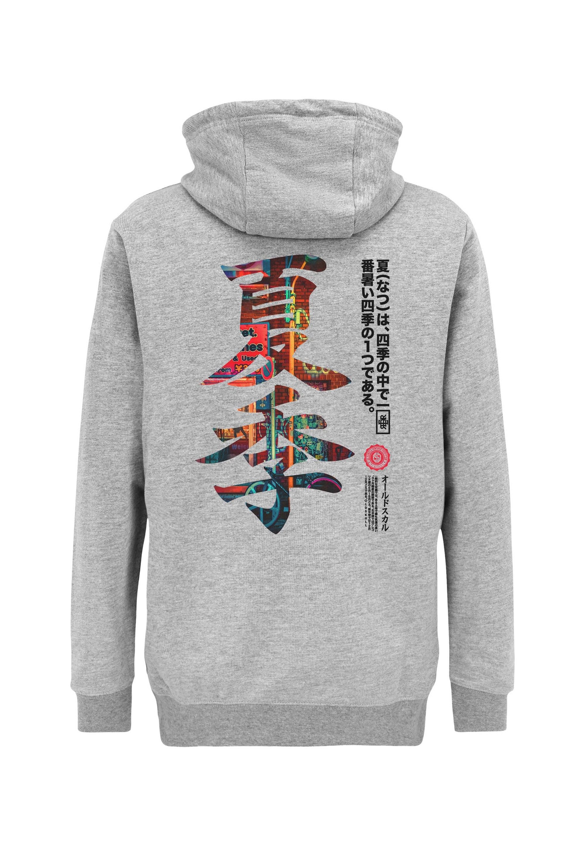 Oldskull Kapuzensweatshirt ASIAN KANJI STREET GRAPHIC mit fernöstlichem Motivprint