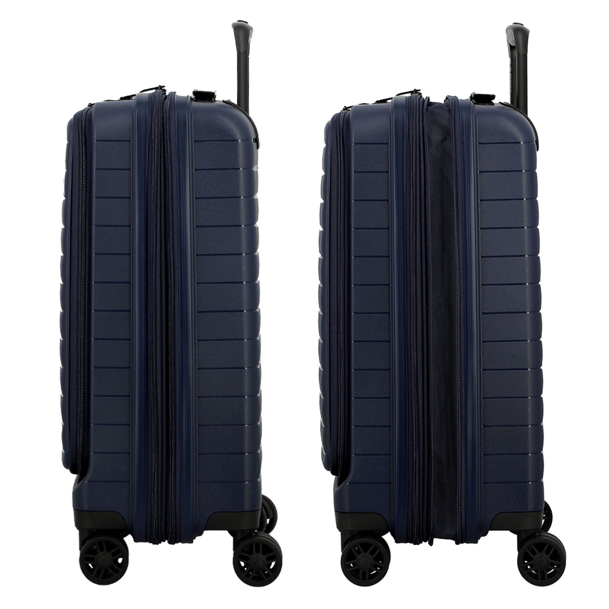 Jump Handgepäck-Trolley Striper, 4 Rollen, Polypropylen