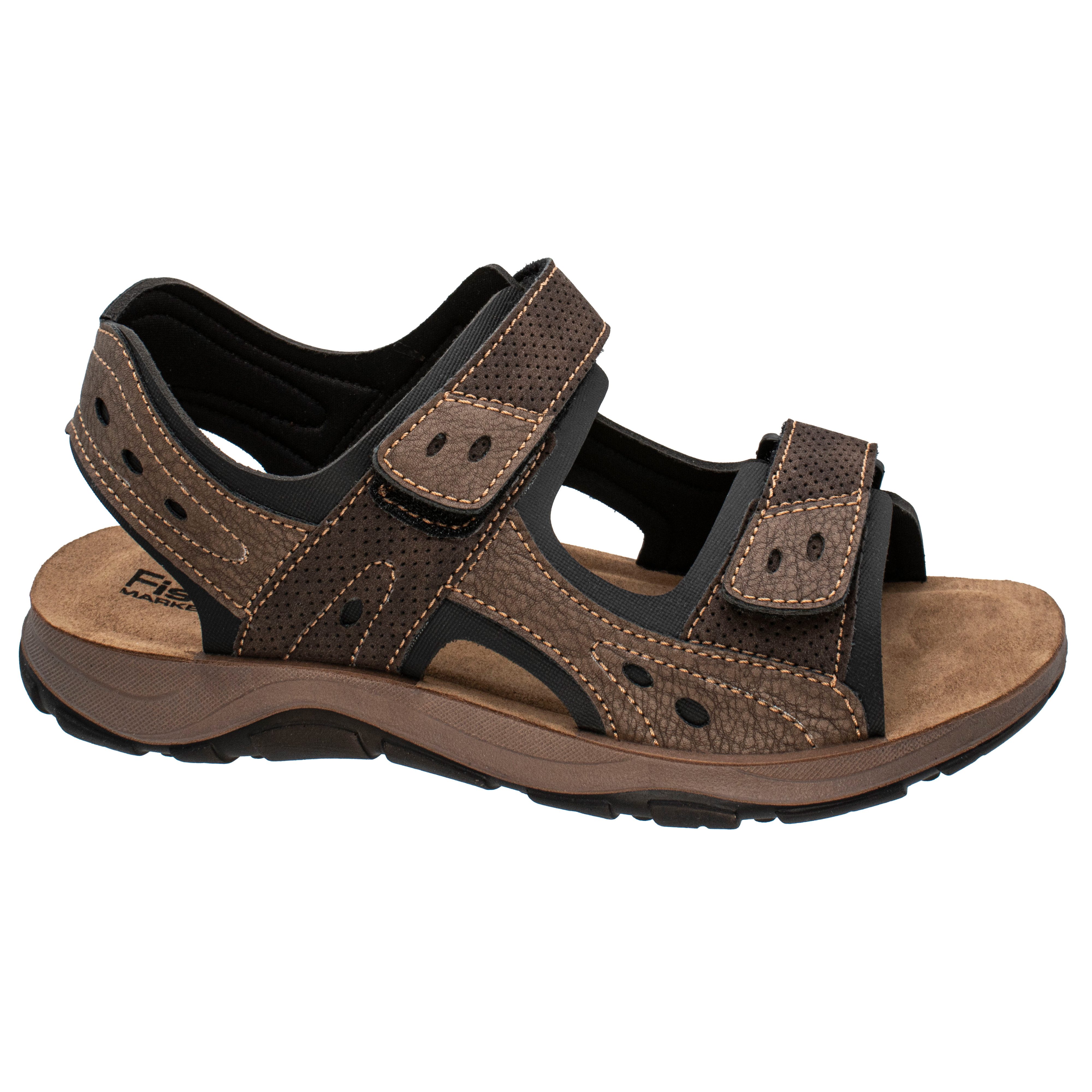 Fischer-Markenschuh Trekking Sandale aus Vegano (Lederimitat), Synthetik-Fu günstig online kaufen