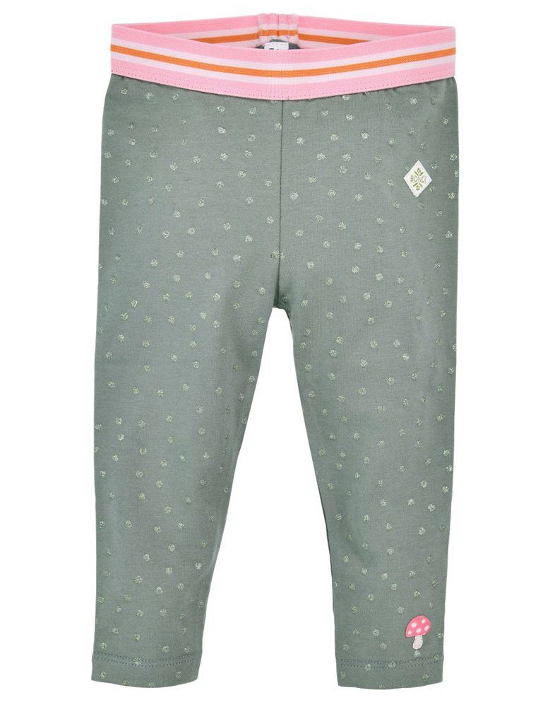 Leggings BONDI Baby Mädchen Leggings 'Pilz' 86666, Salbei