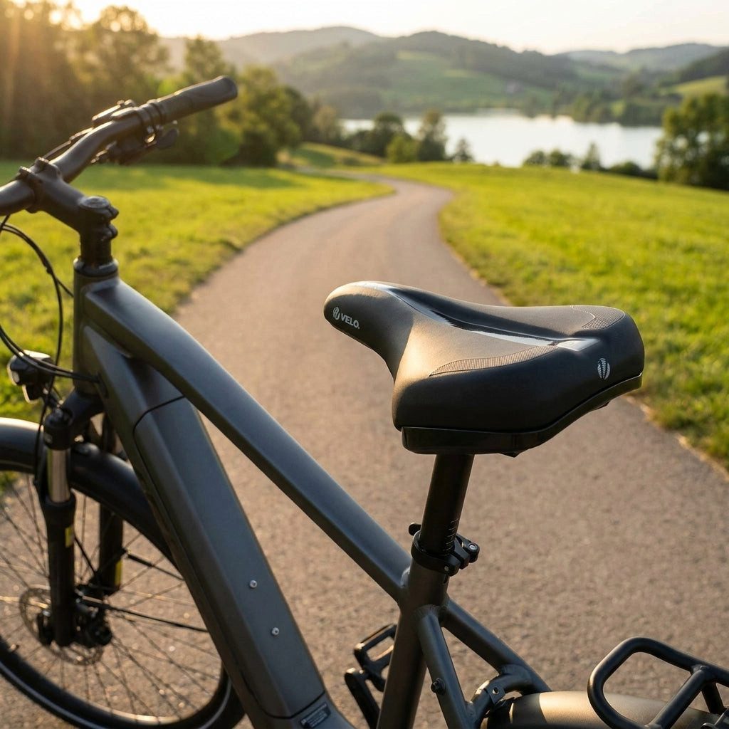 Velo Fahrradsattel Velo E-Bike Sattel Velo-Fit E1 Größe XL, 270x176mm