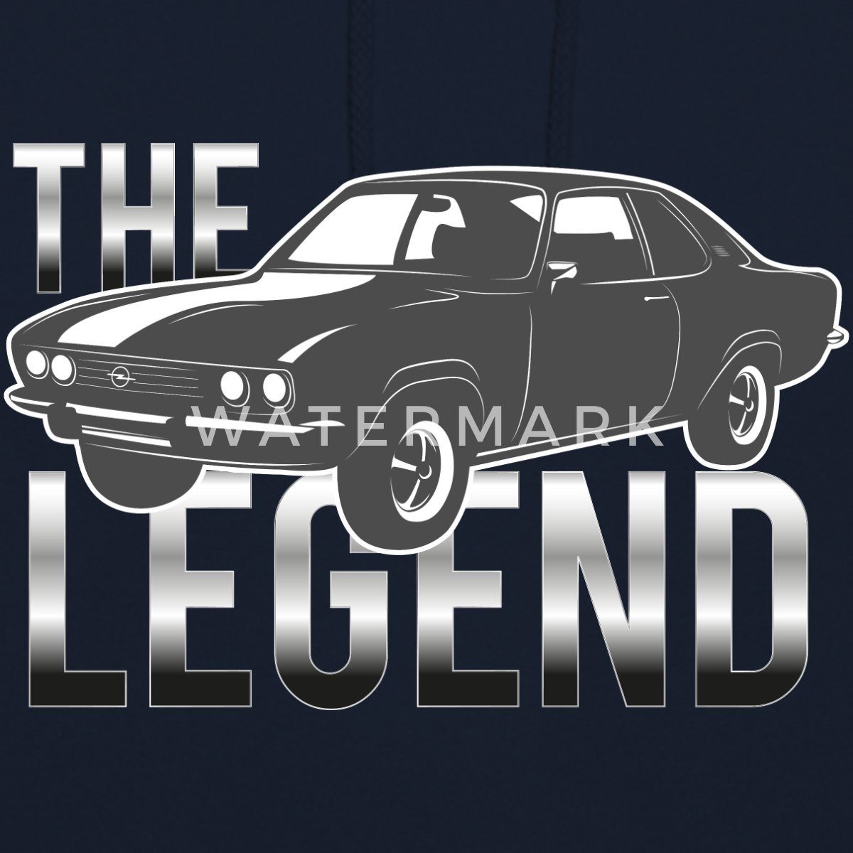 Spreadshirt Hoodie Opel Manta The Legend Unisex Hoodie (1-tlg)