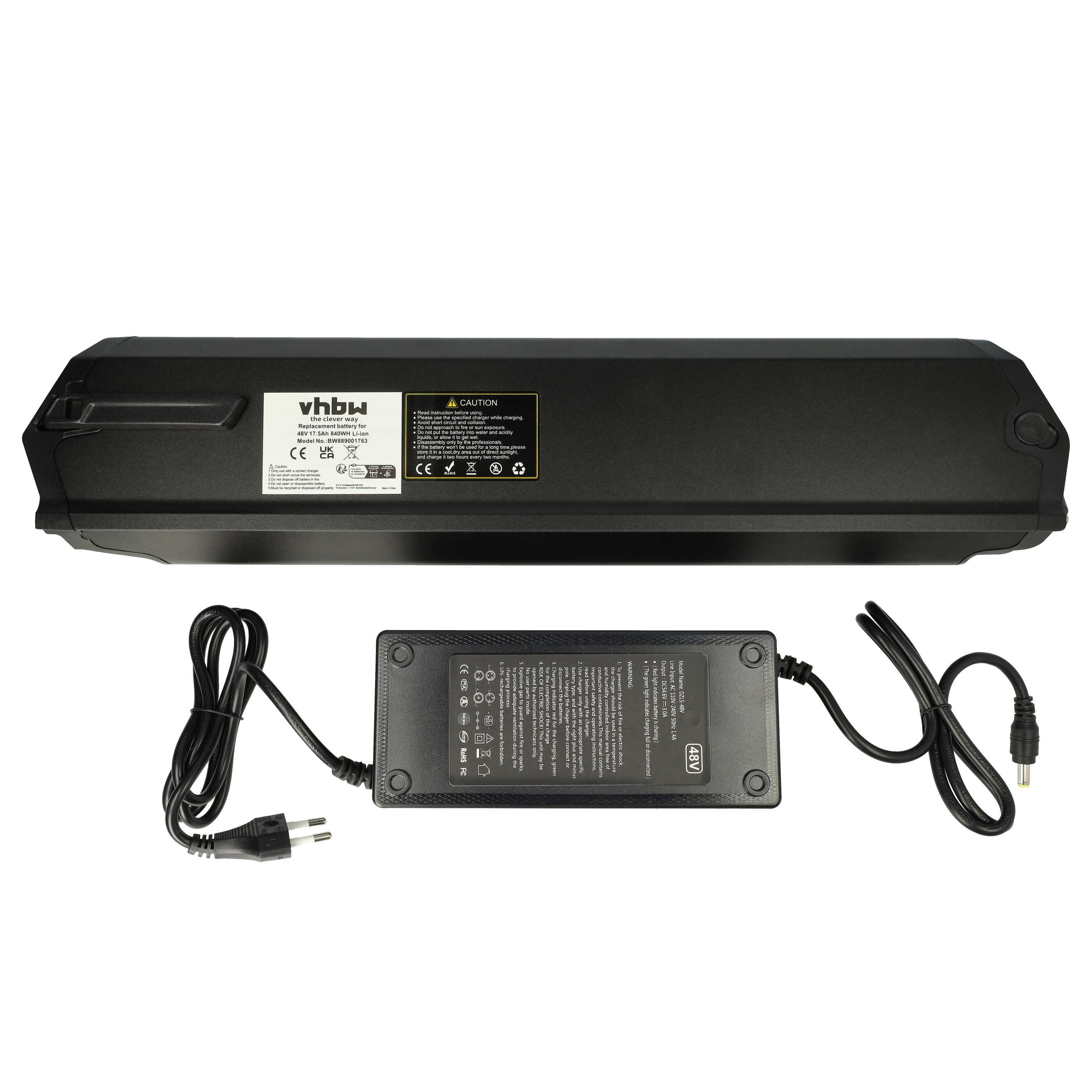 vhbw Akku passend für Proxy Cycle Hydro, Fleuron / Fleuron 2.0, Boomer E-Bike Akku Akku Li-Ion 17500 mAh (48 V, 1 St), Leistungsfähiger Austausch-Akku für Pedelec, Elektrofahrrad, E-Bike