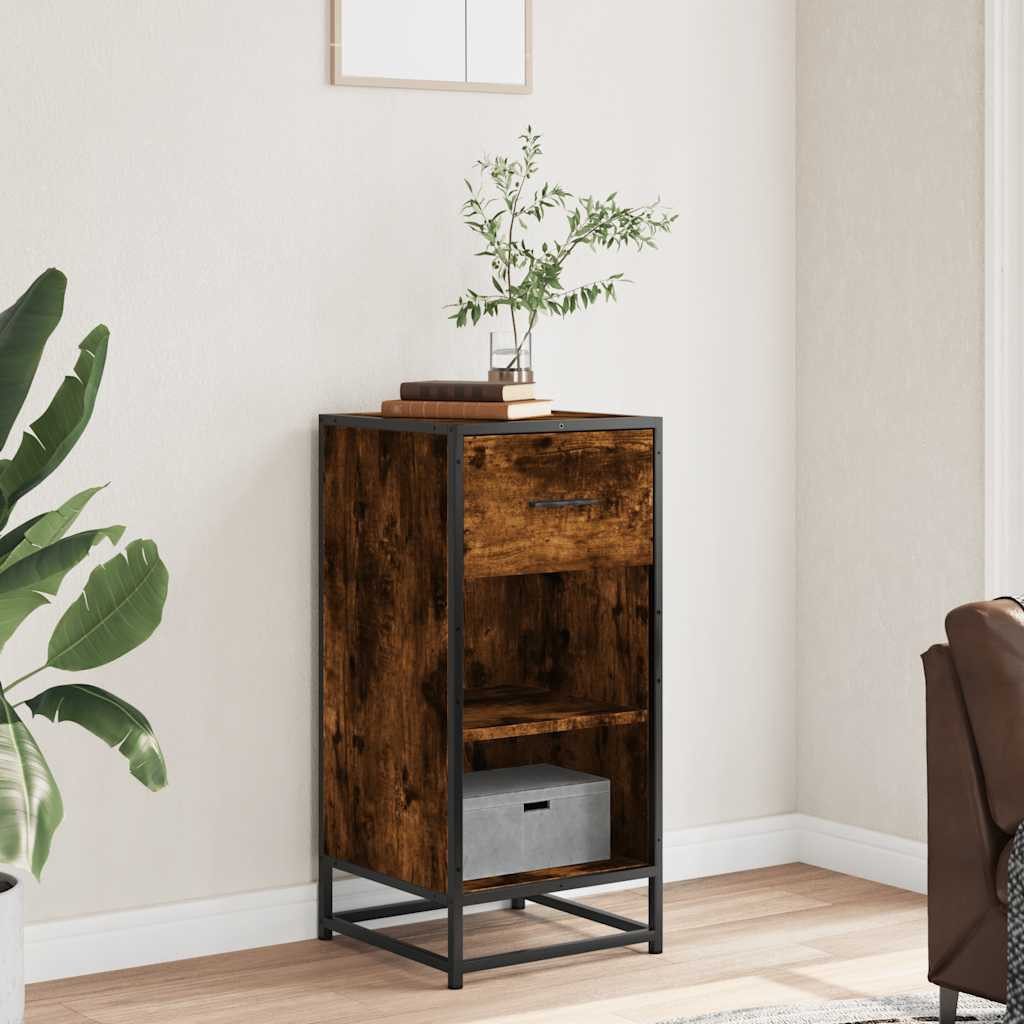vidaXL Sideboard Sideboard Räuchereiche 35,5x35x76 cm günstig online kaufen