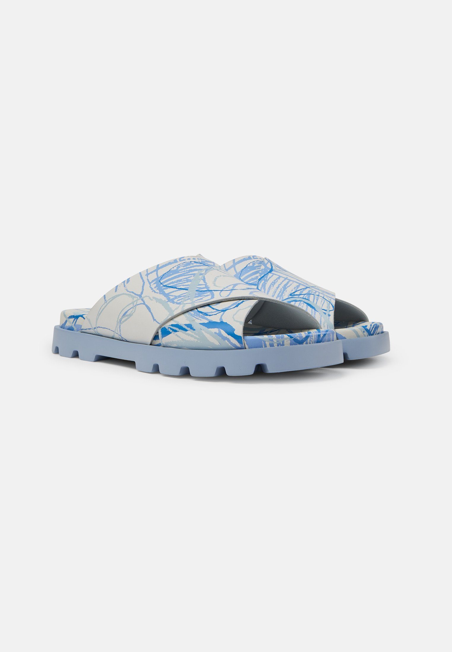 Camper / Hellblau Sandale Weiß BRUTUS