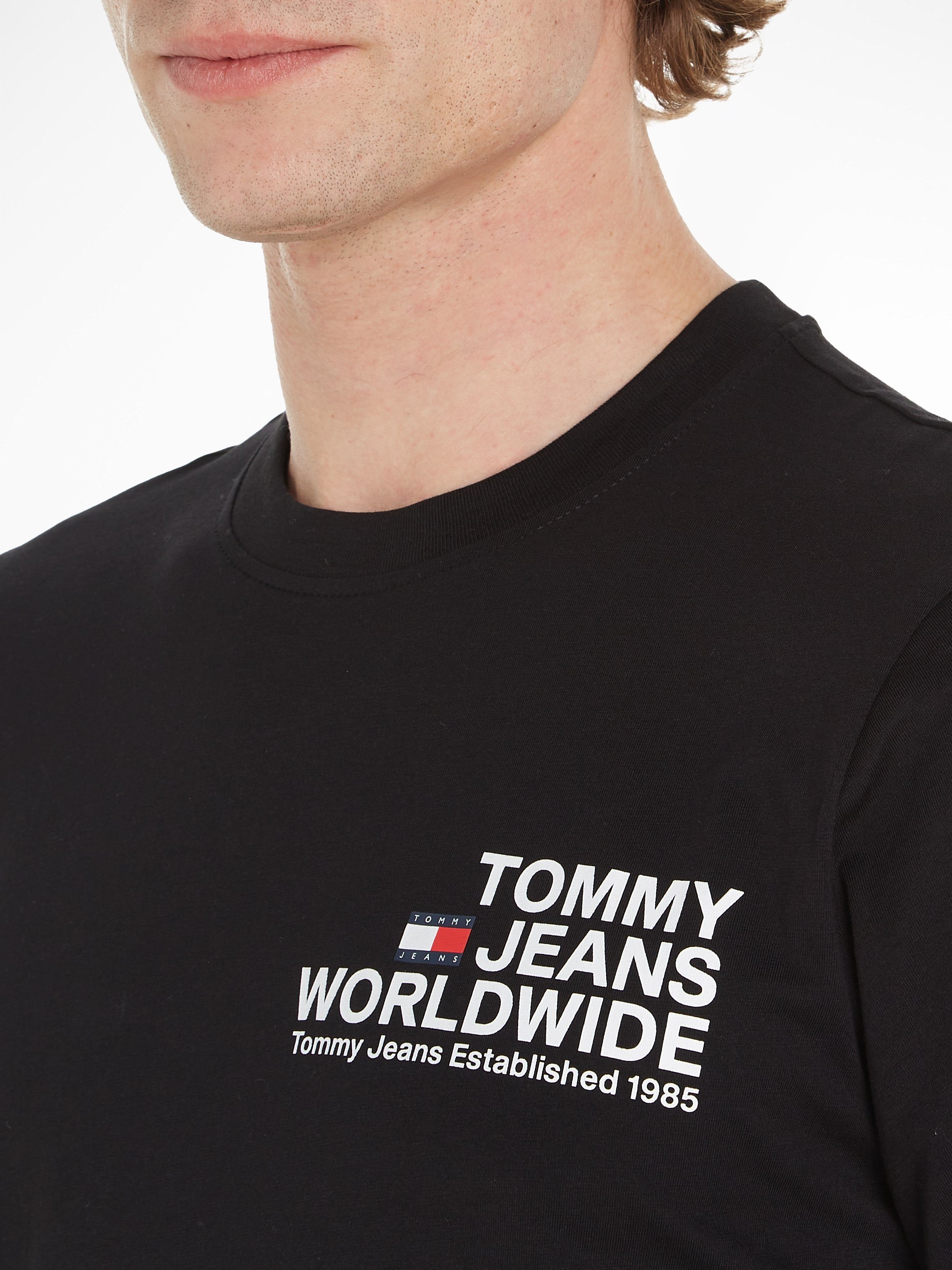 T-Shirt TEE TJM Black Tommy Jeans CONCERT REG WW TJ ENTRY