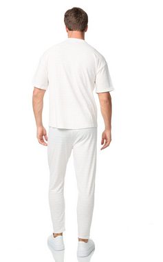 Denim House Trainingsanzug 2 Teiliges Herren Kombi-Set T-Shirt mit Hose in Oversize (2 Teilig T-Shirt und Hose)