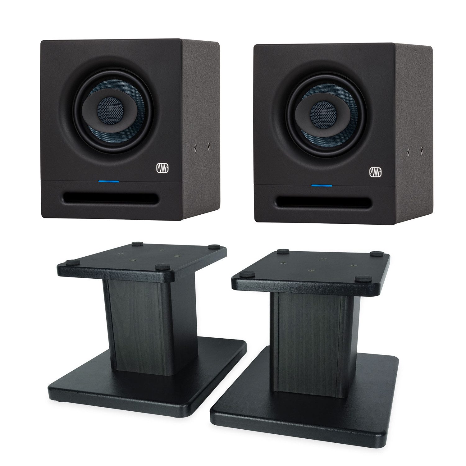 Presonus Studio-Monitor Eris Pro 4 1 Paar mit Boxenständer Lautsprecher