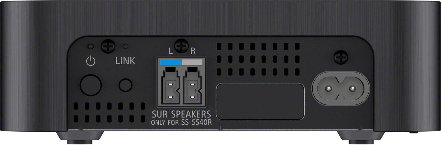 Sony HT-S40R - Soundbar & Subwoofer & Surround schwarz Soundbar – Bild 4 von 5