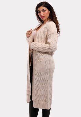 YC Fashion & Style Longstrickjacke Vielseitiger Strick-Cardigan in Einheitsgröße Boho