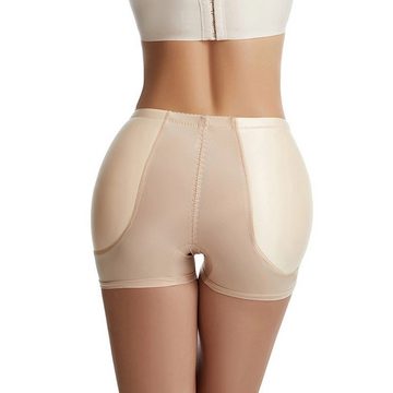 AUKUU Shaping-Body Körperformende Bauchkontrollhose für Damen feste Schwammpolster mit Fake Po Verbesserung von Gesäß und Schritt Beauty Unterwäsche für Po