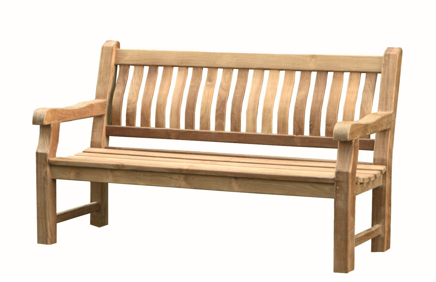 deVries Gartenbank Teakholz Park Bank - 165 cm