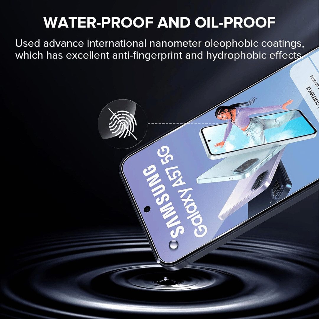 SmartUP Displayschutzglas 2X Schutzglas für Samsung Galaxy A57 5G Display Kamera Panzerfolie 9H für Samsung Galaxy A57 5G, 4 Stück, Rundumschutz, passgenaue Ver – Bild 5 von 5