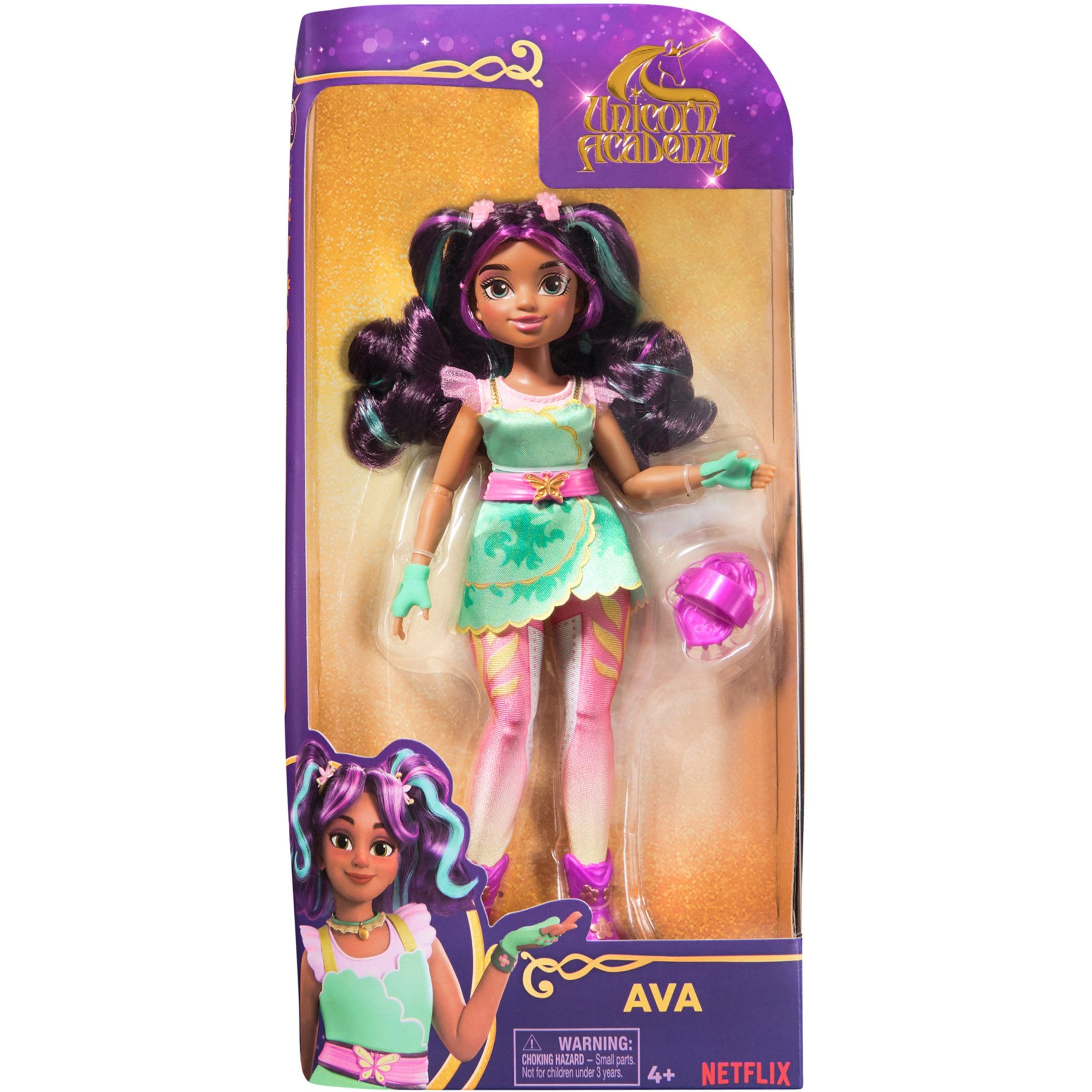 Unicorn Academy Babypuppe Spin Master Unicorn Academy - Ankleidepuppe Ava