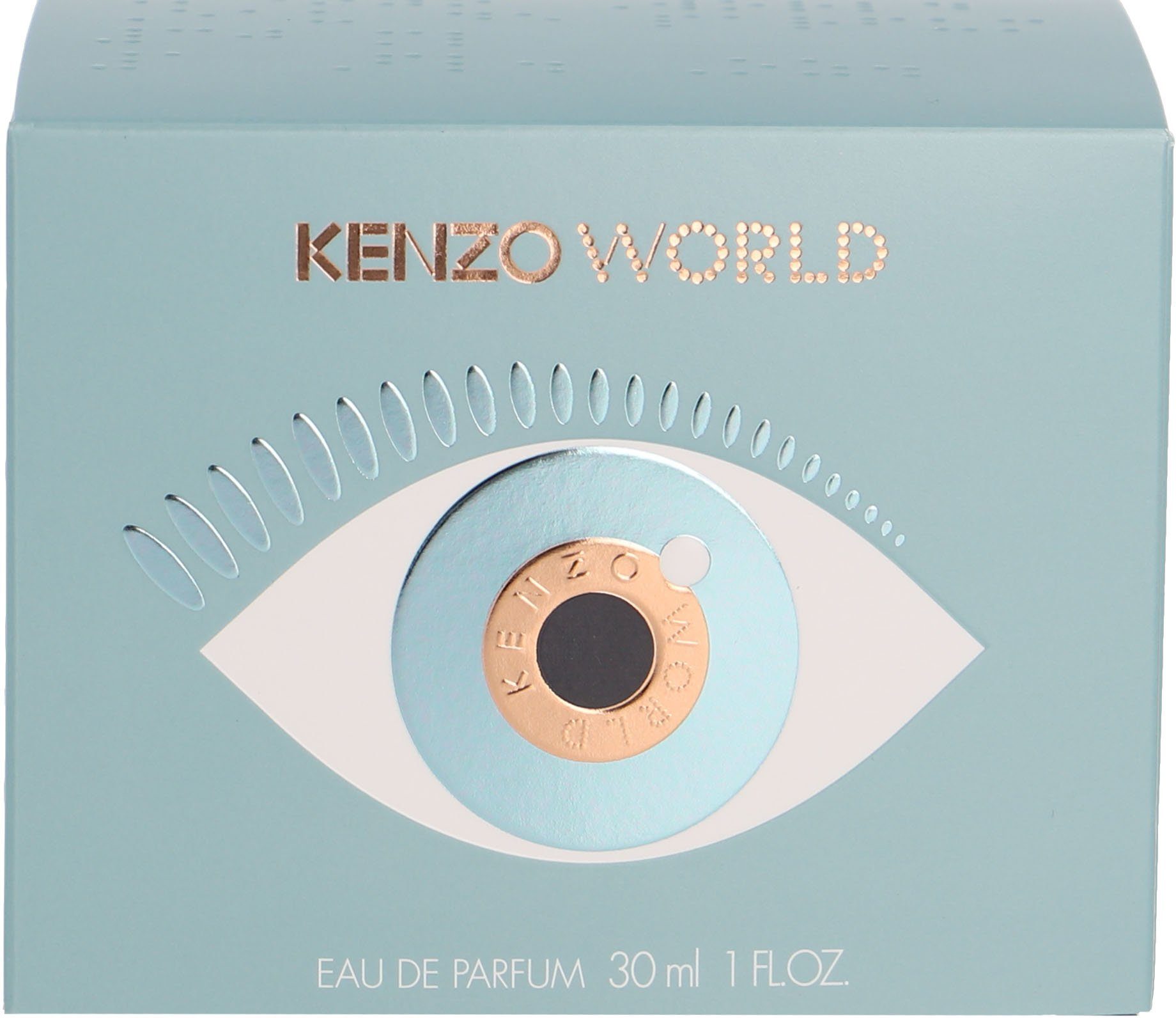 KENZO Eau de Parfum Kenzo World, Würzig-süßer Damenduft mit Tonkabohne, Salz und Zypresse.