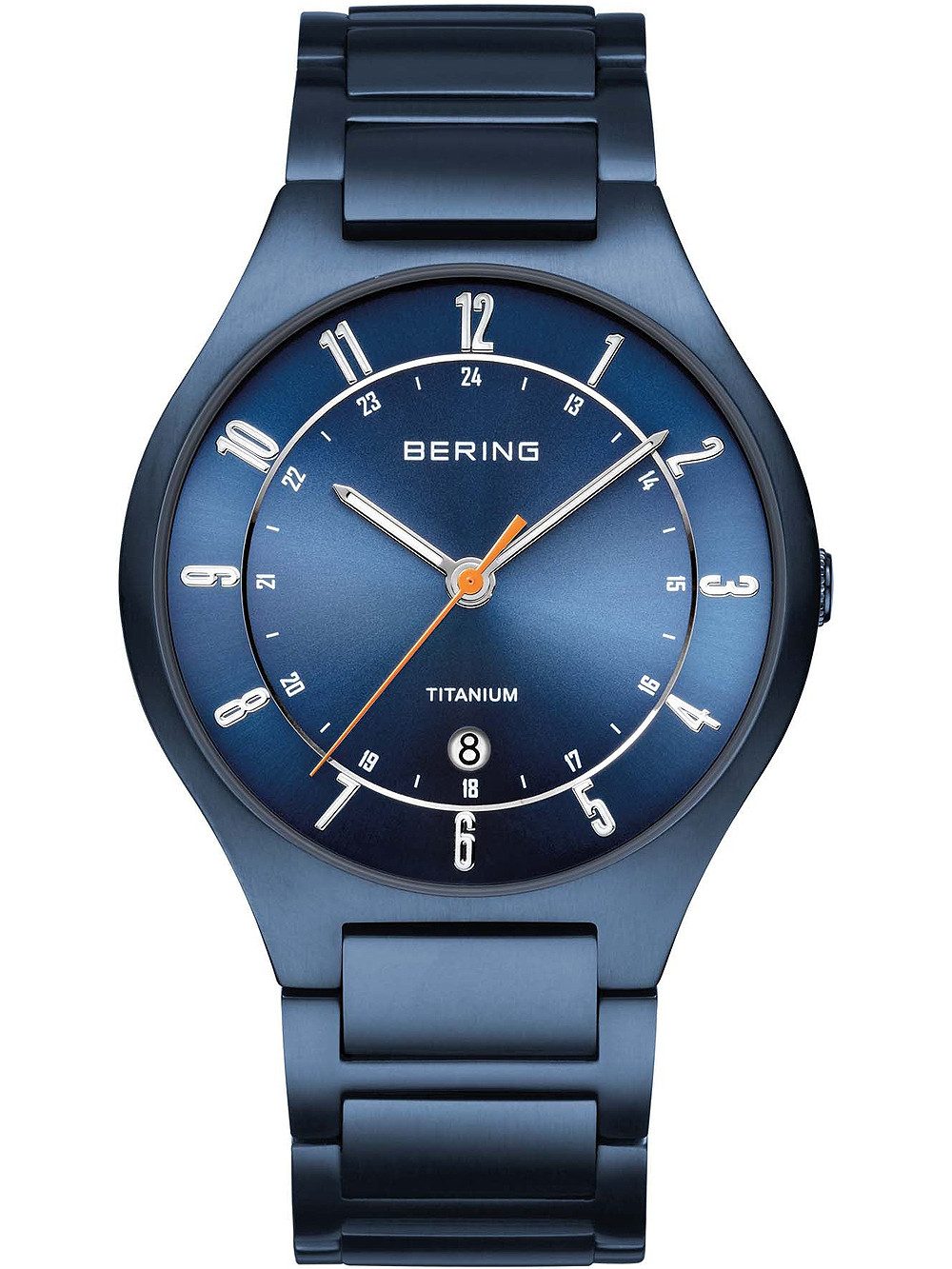 Bering Quarzuhr Bering 11739-797 Titanium Herrenuhr 39mm 5ATM Bering 11739-797 Titanium Herrenuhr 39mm 5ATM