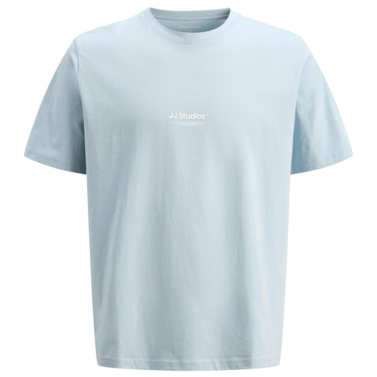 Jack & Jones Rundhalsshirt Jack&Jones Übergrößen T-Shirt hellblau JJESOHO