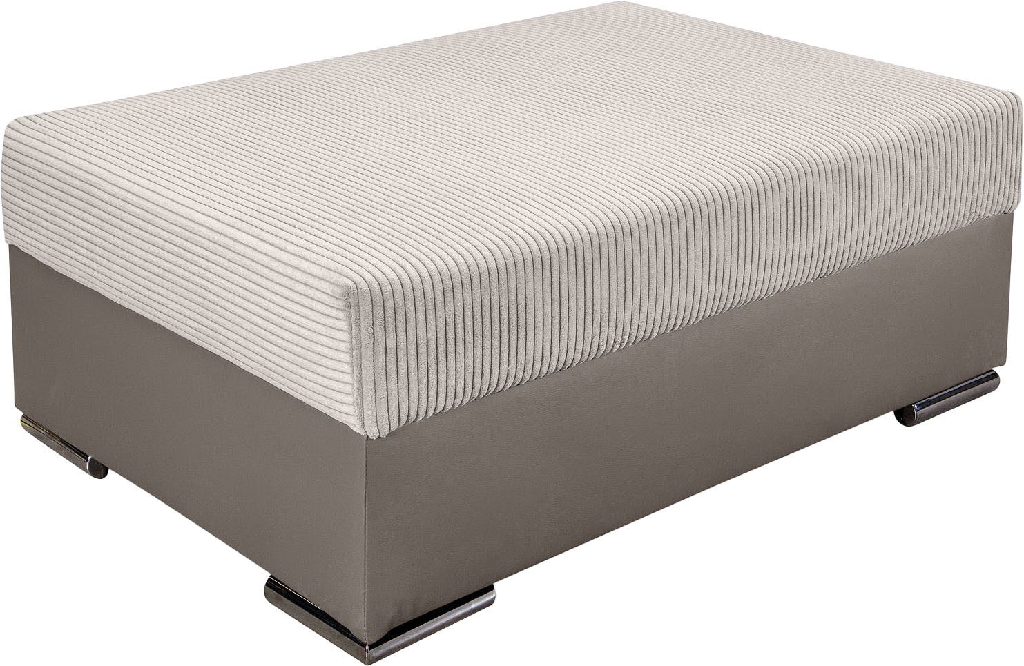COLLECTION AB Hocker "John", Frei im Raum stellbar, wahlweise mit Federkern günstig online kaufen