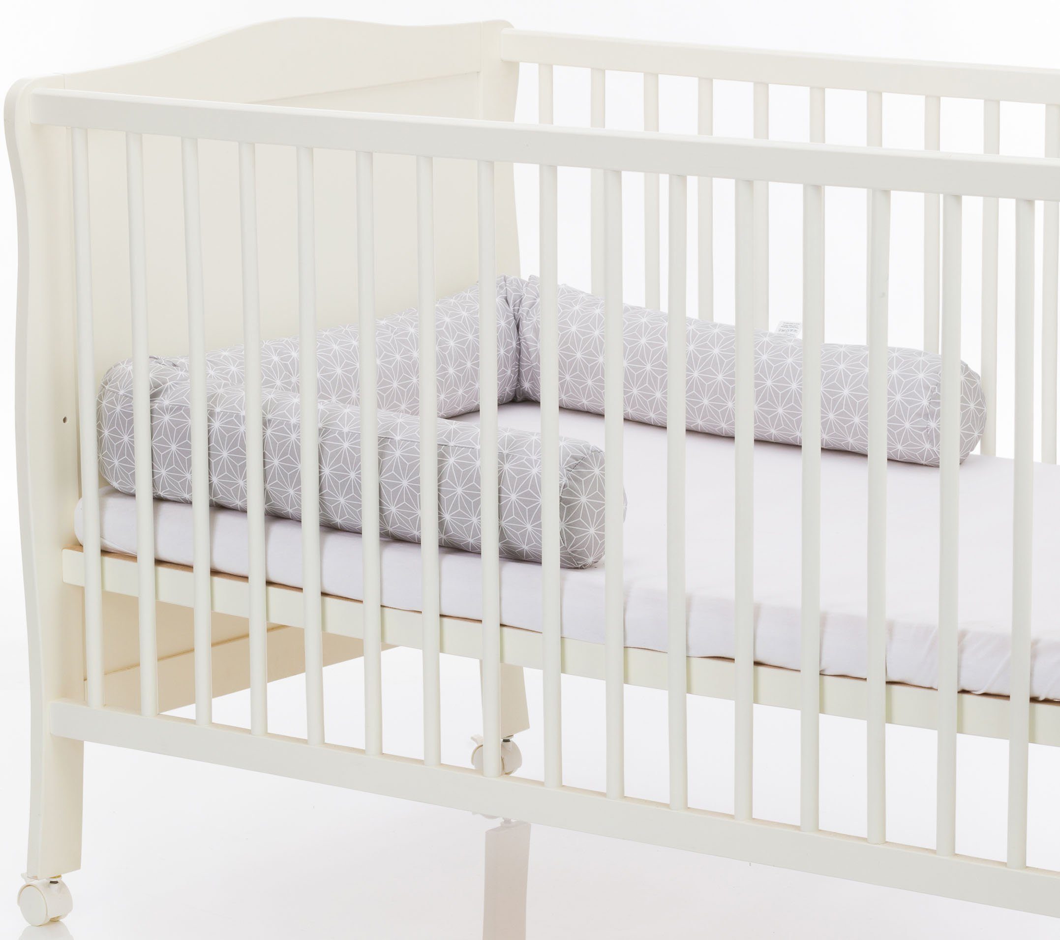 Fillikid Nestchenschlange Luxe, Cube Grey, Made in Europe