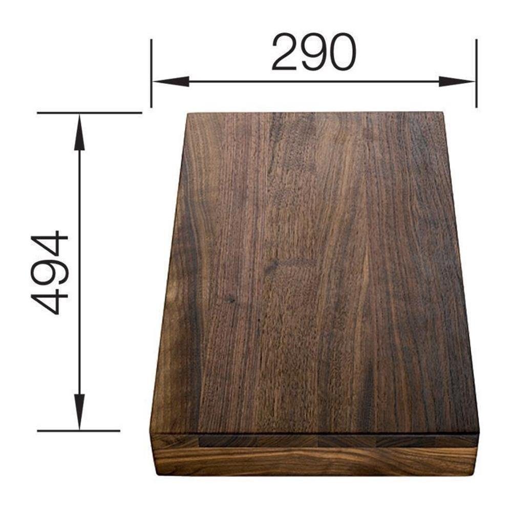 Blanco Schneidebrett Schneidbrett Nussbaum massiv 494 x 292 mm