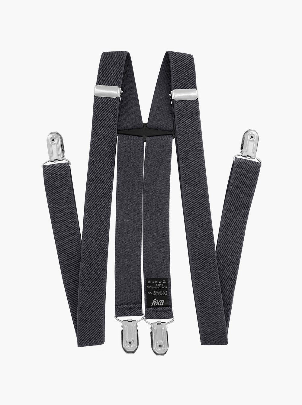 axy Hosenträger Herren Hosenträger 4 Stabile Clips H-Form 2,5cm Breit verstellbar und elastisch 120cm Lang
