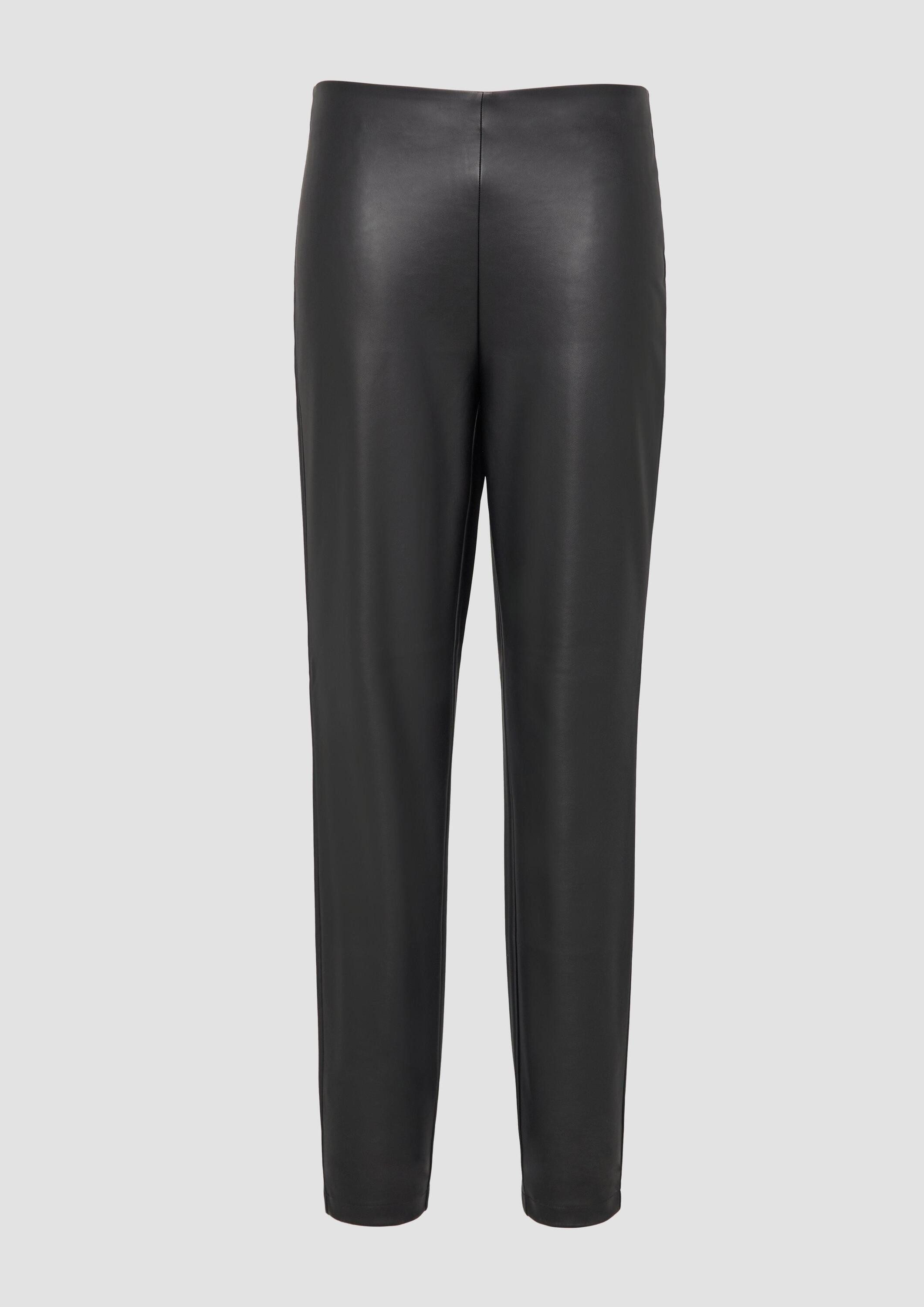 s.Oliver Leggings Hose Leggings aus Kunstleder