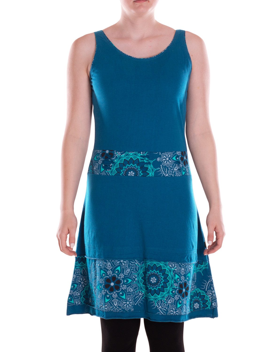 Vishes Sommerkleid Damen mittellanges Kleid Baumwolle günstig online kaufen