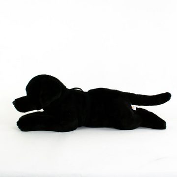Teddys Rothenburg Kuscheltier Labrador schwarz liegend 70 cm Kuscheltier Hund Uni-Toys