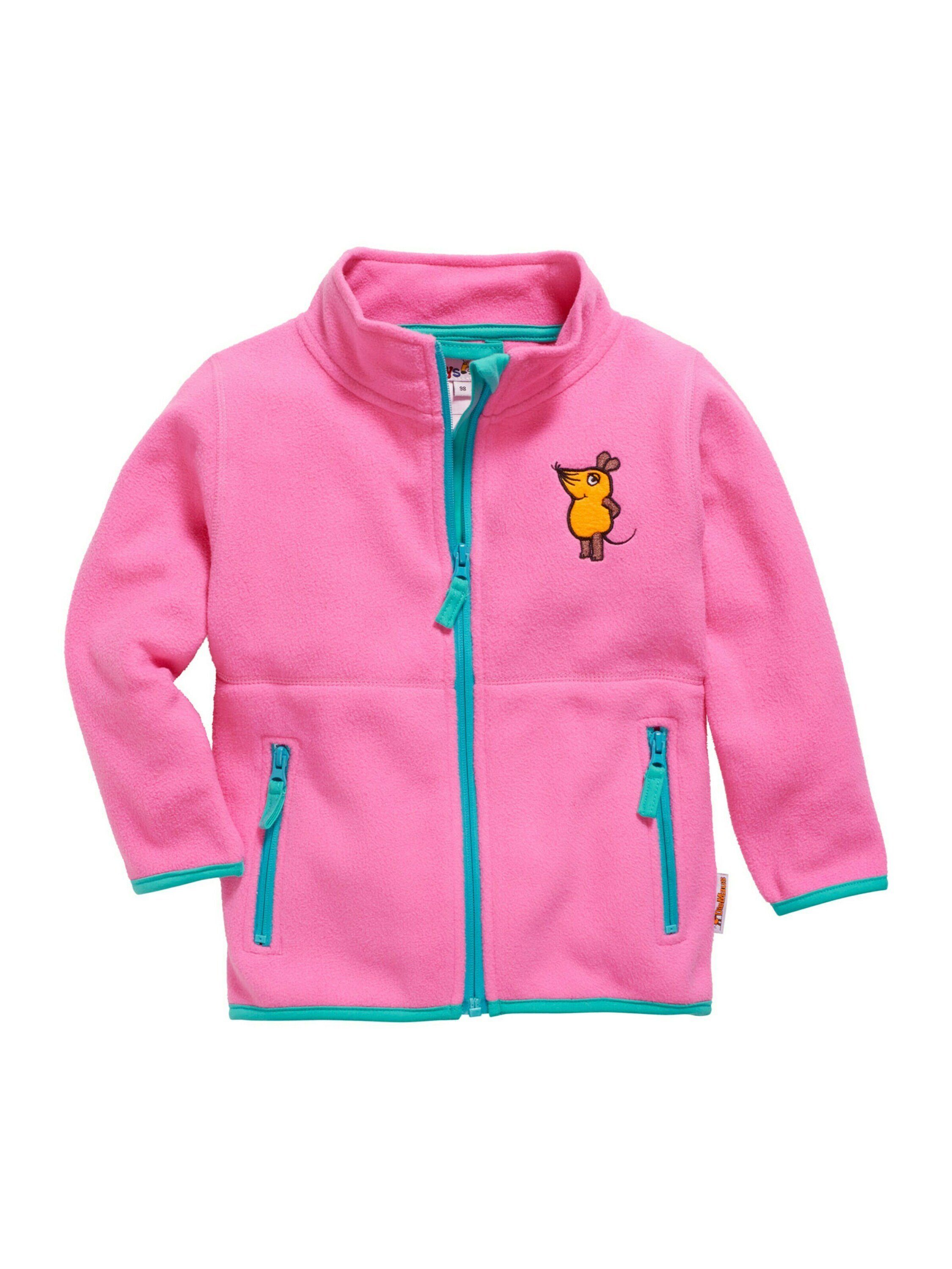 Playshoes Fleecejacke DIE MAUS (1-St) Stickerei