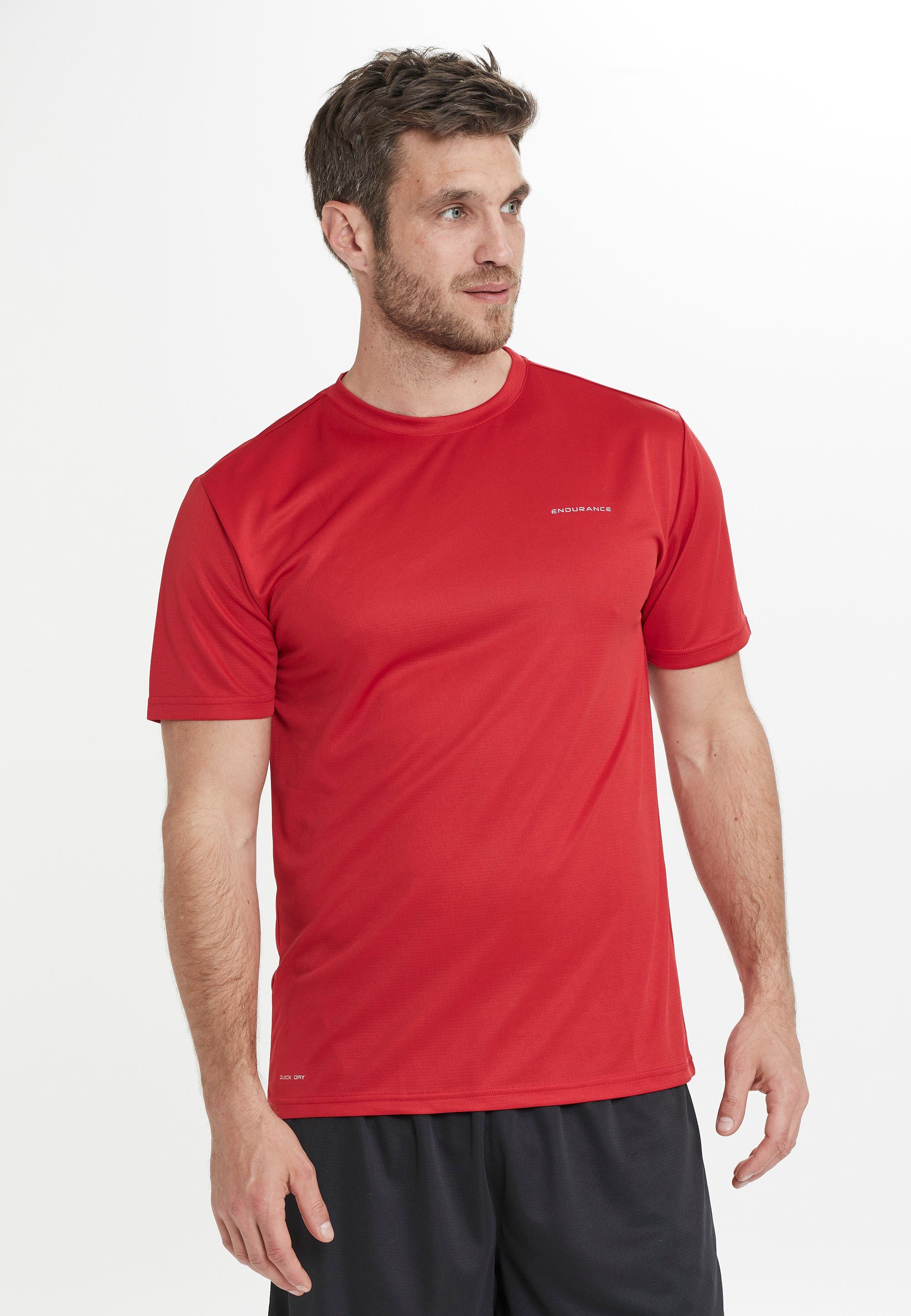 ENDURANCE Funktionsshirt VERNON (1-tlg) mit praktischer QUICK DRY-Technologie petrol